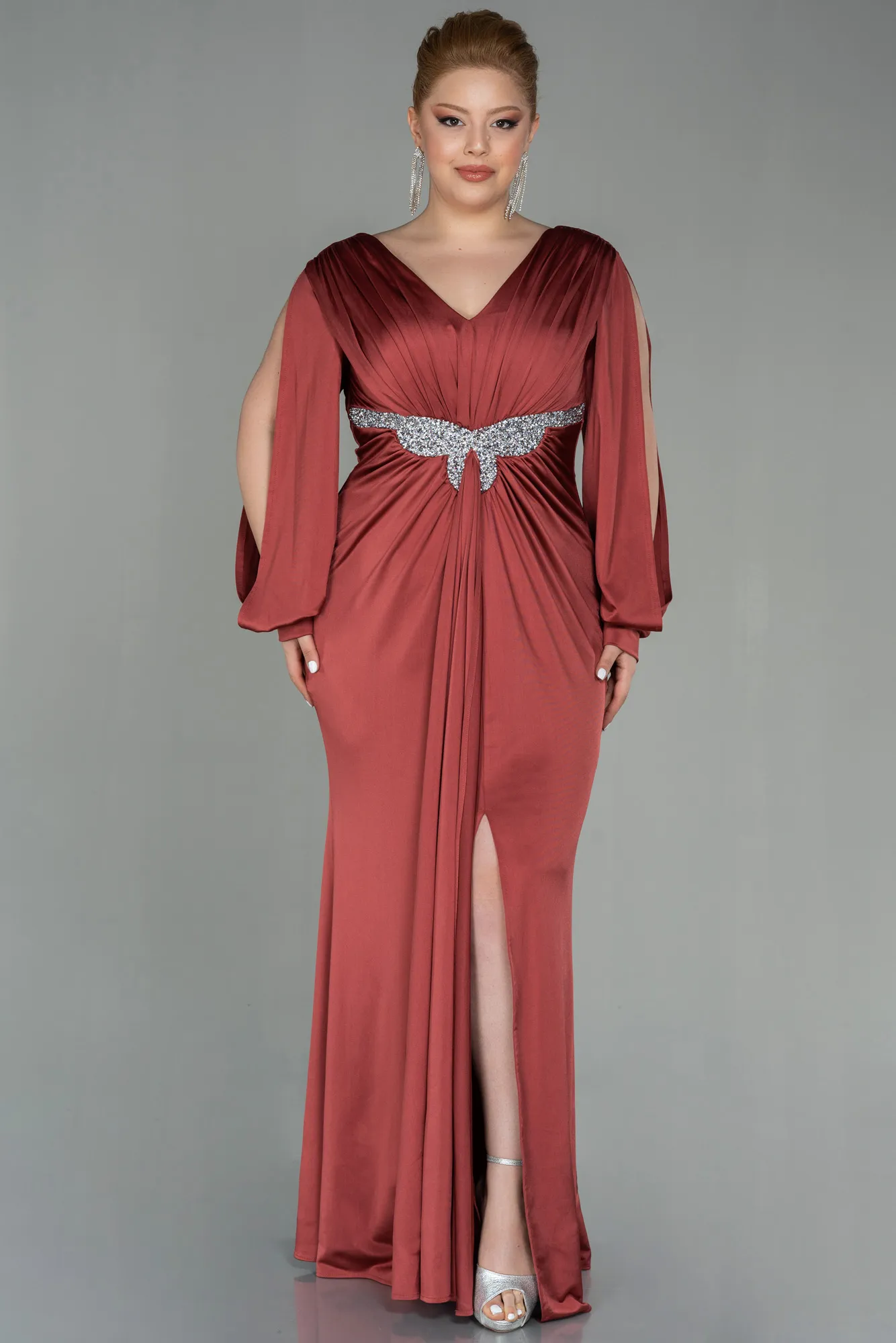 Long Plus Size Evening Dress ABU2866