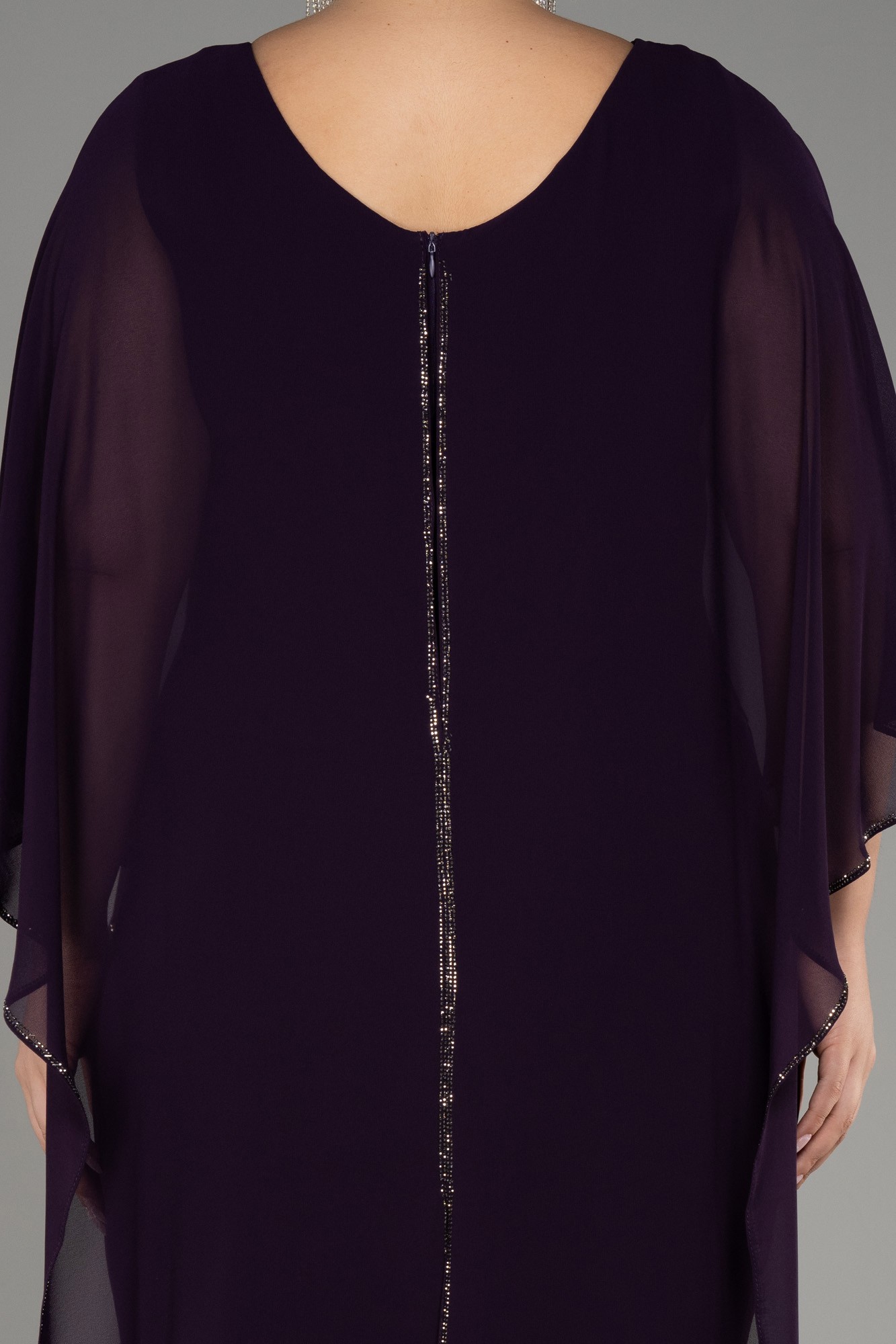 Chiffon Plus Size Cocktail Dress ABT112