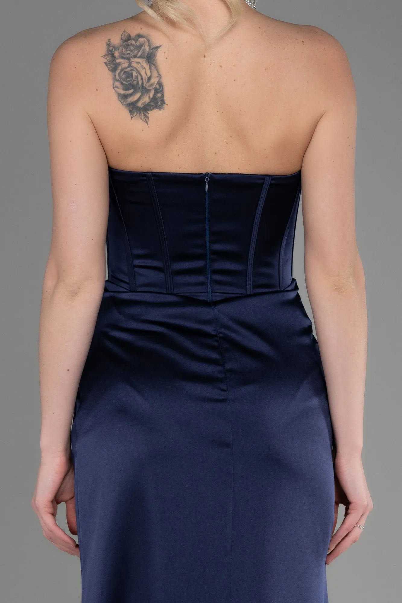 Long Satin Evening Dress ABU3706