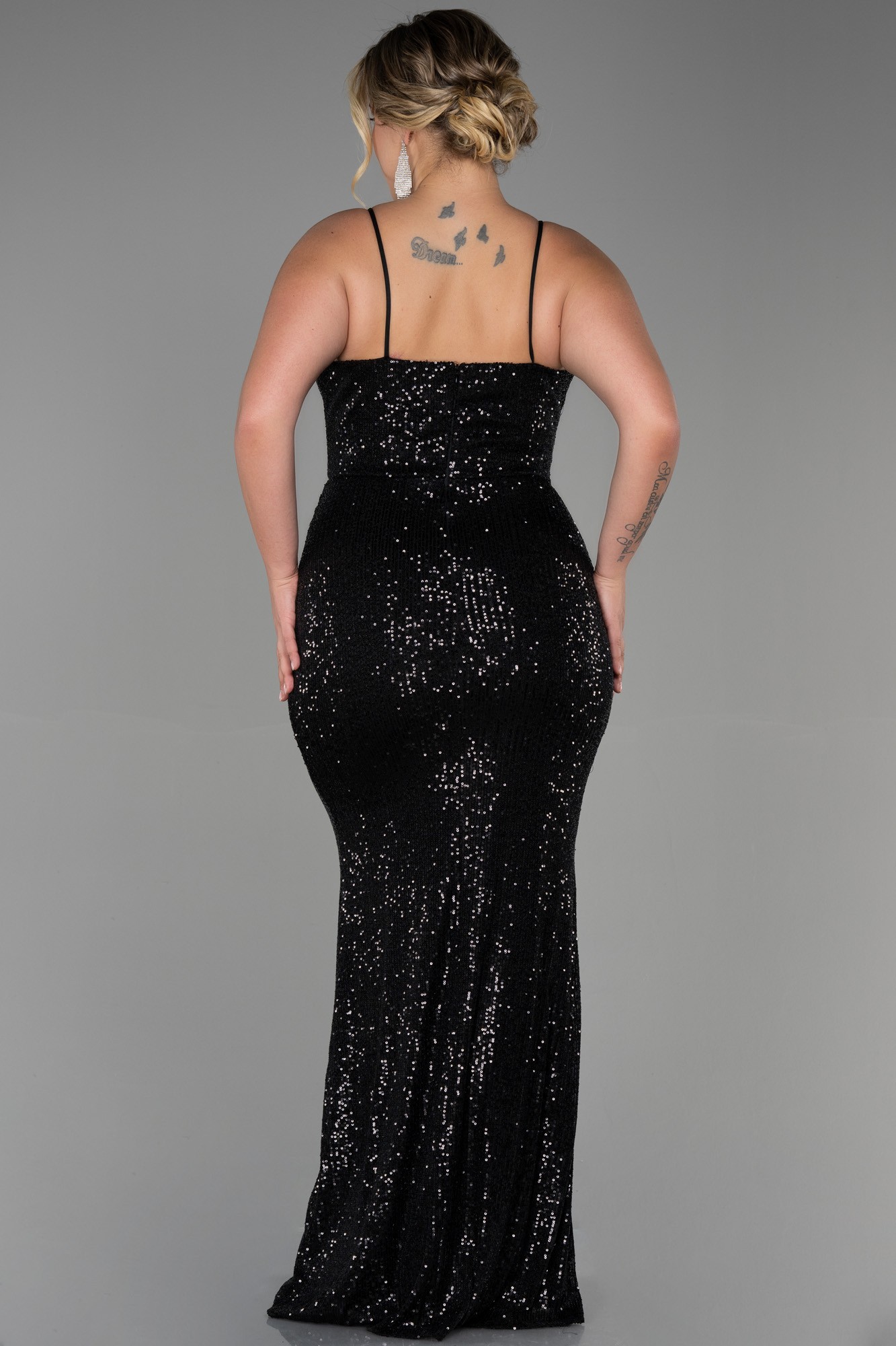 Long Scaly Plus Size Evening Dress ABU3322