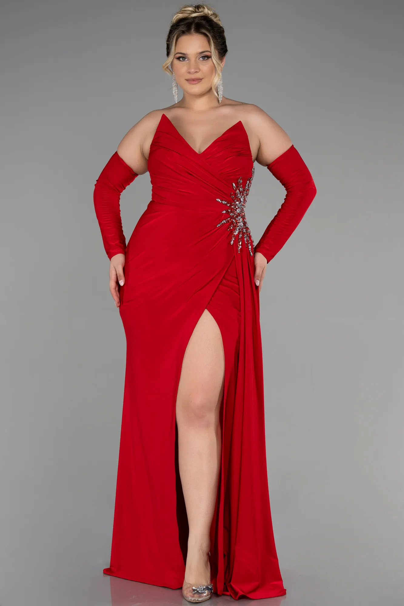 Long Plus Size Evening Dress ABU3352