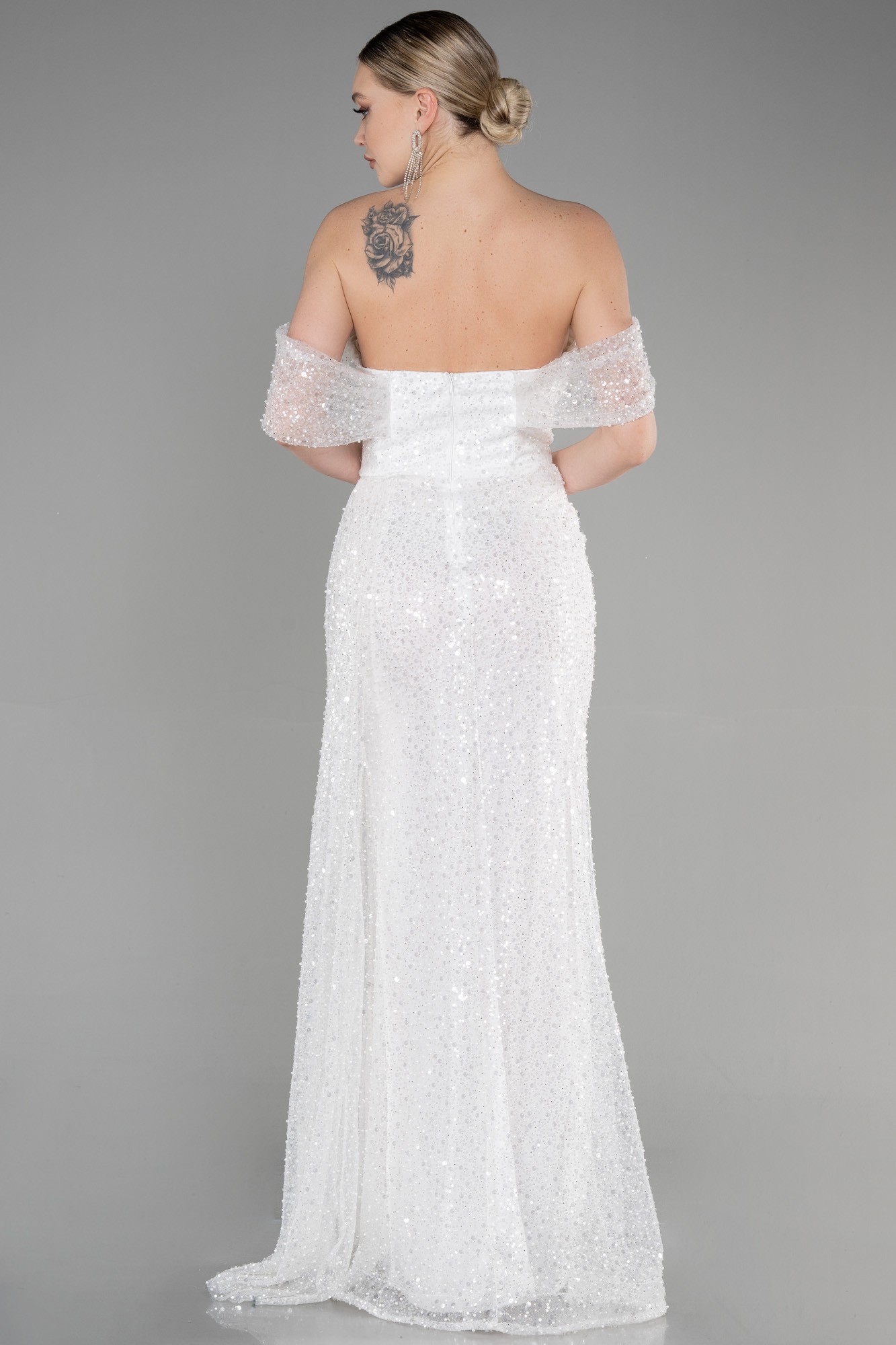Long Scaly Evening Dress ABU3577