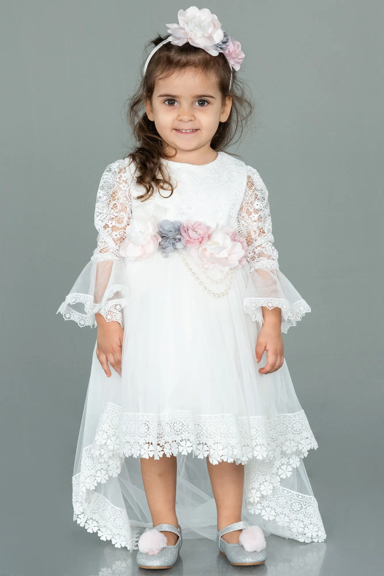 Front Short Back Long Dantelle Girl Dress ABO082