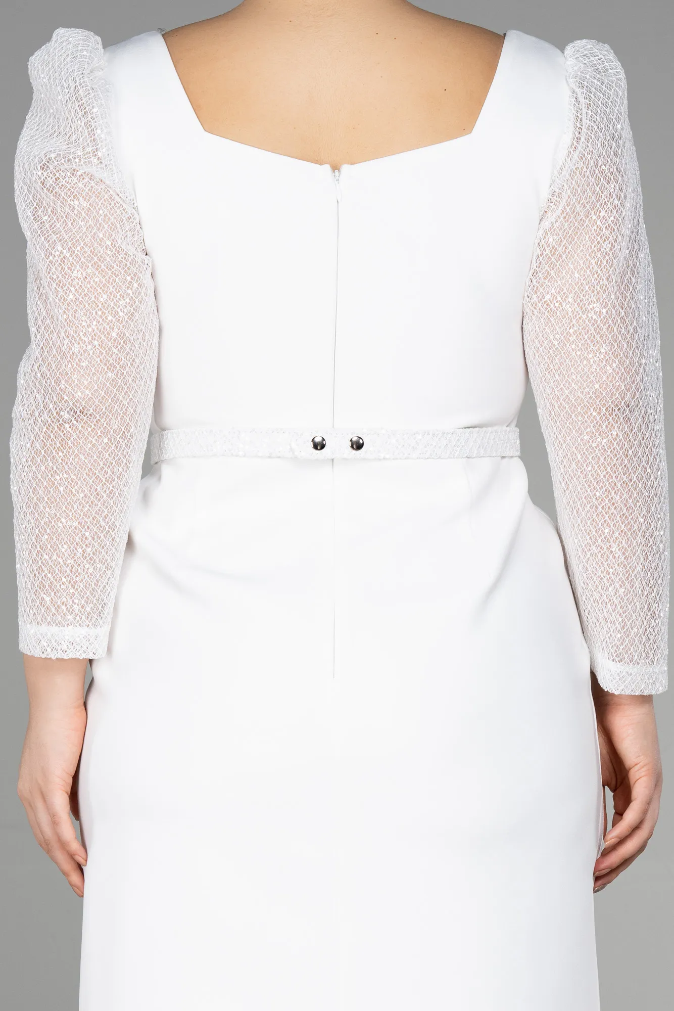 Midi Plus Size Evening Dress ABK1930