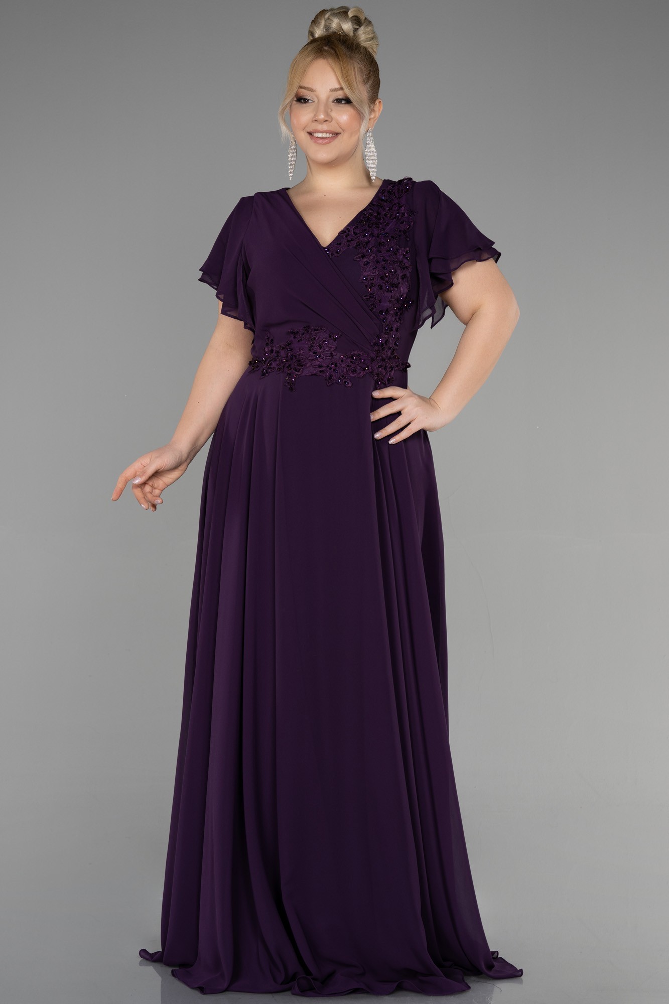 Long Plus Size Evening Dress ABU1562