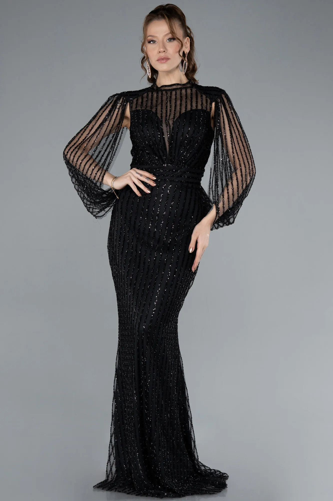 Stoned Long Evening Gown ABU3981
