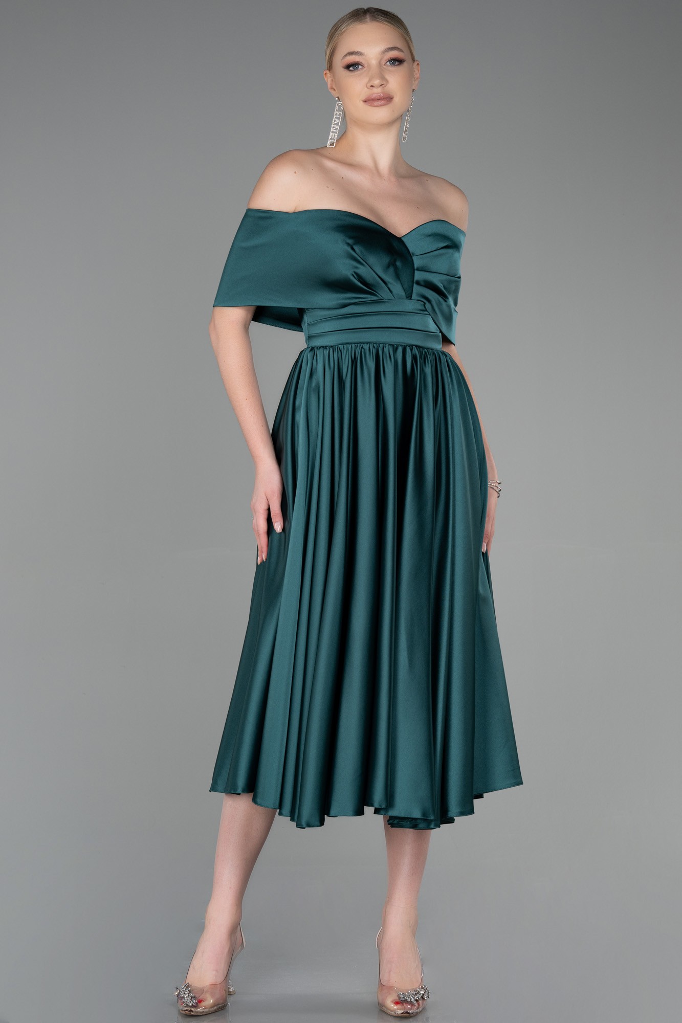 Midi Satin Night Dress ABK1846