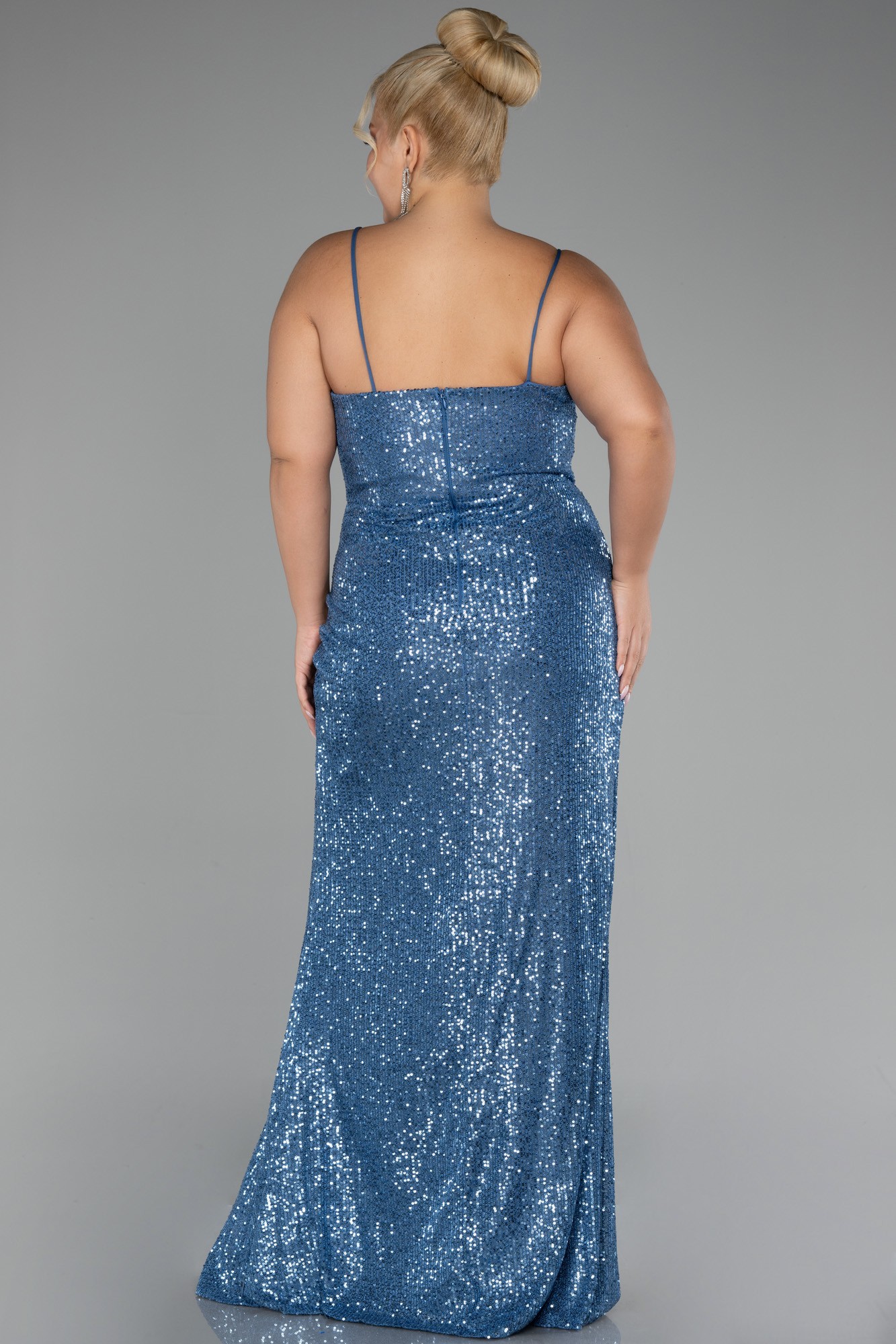 Long Scaly Plus Size Evening Dress ABU3322