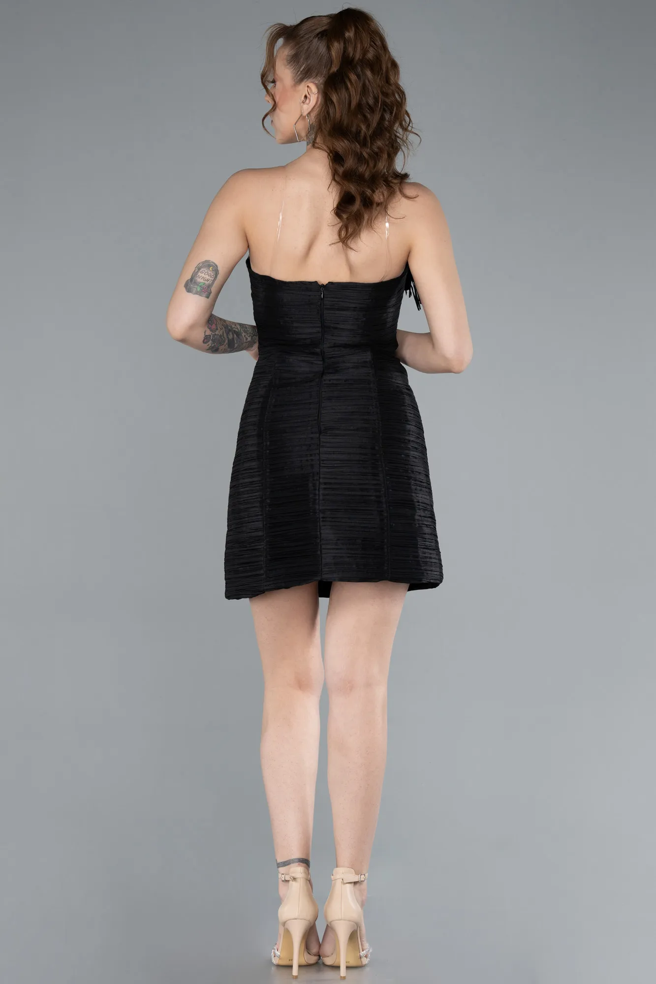 Strapless Mini Satin Party Dress ABK2274