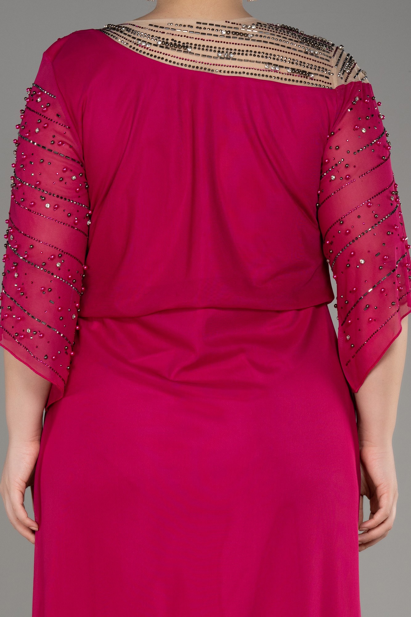 Long Plus Size Engagement Dress ABU3650