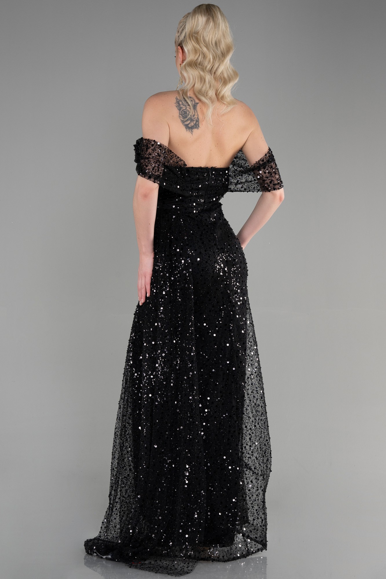 Long Scaly Evening Dress ABU3577