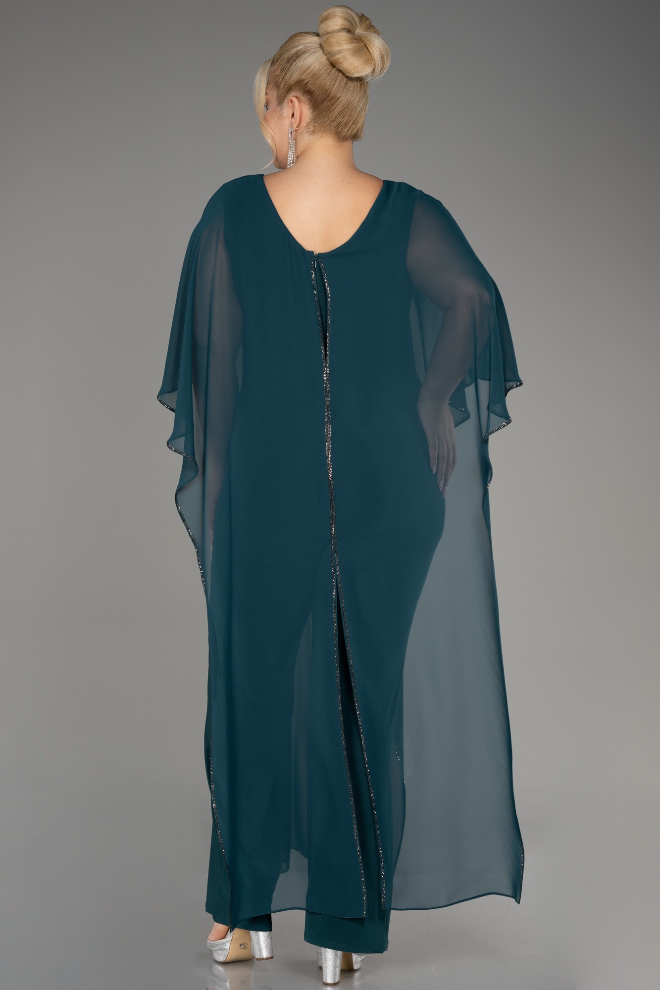 Chiffon Plus Size Cocktail Dress ABT112