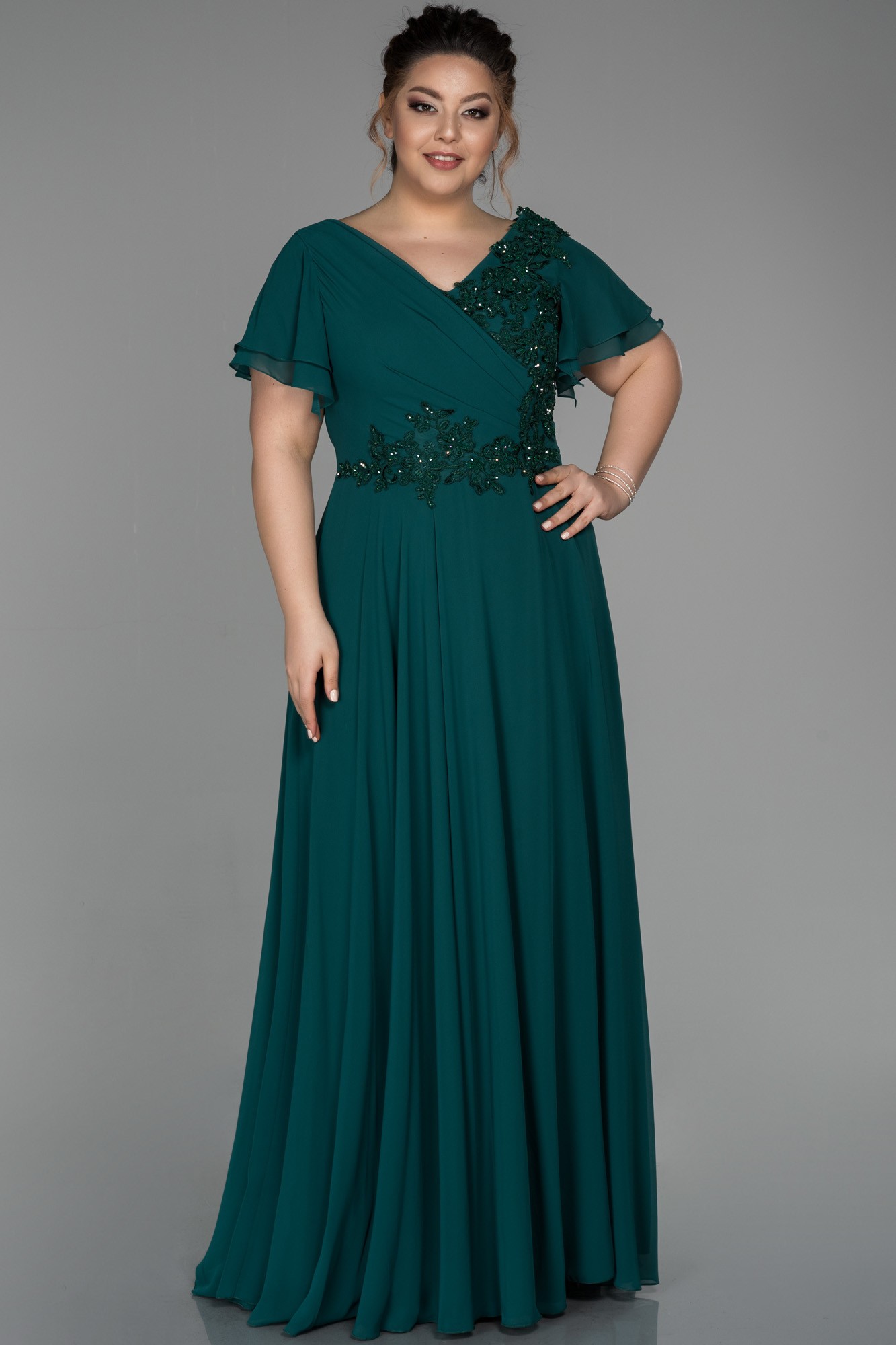 Long Plus Size Evening Dress ABU1562