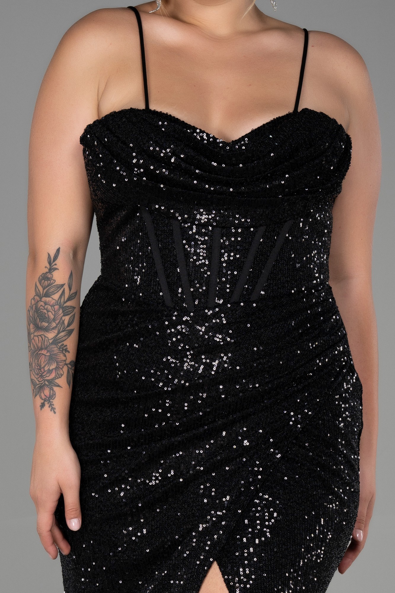 Long Scaly Plus Size Evening Dress ABU3322