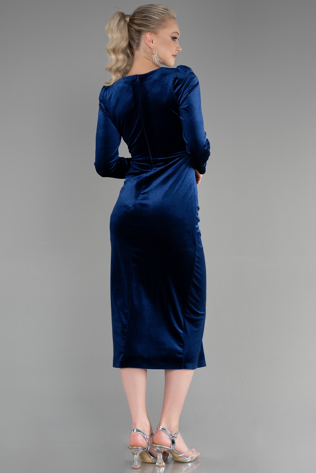 Midi Velvet Invitation Dress ABK1896