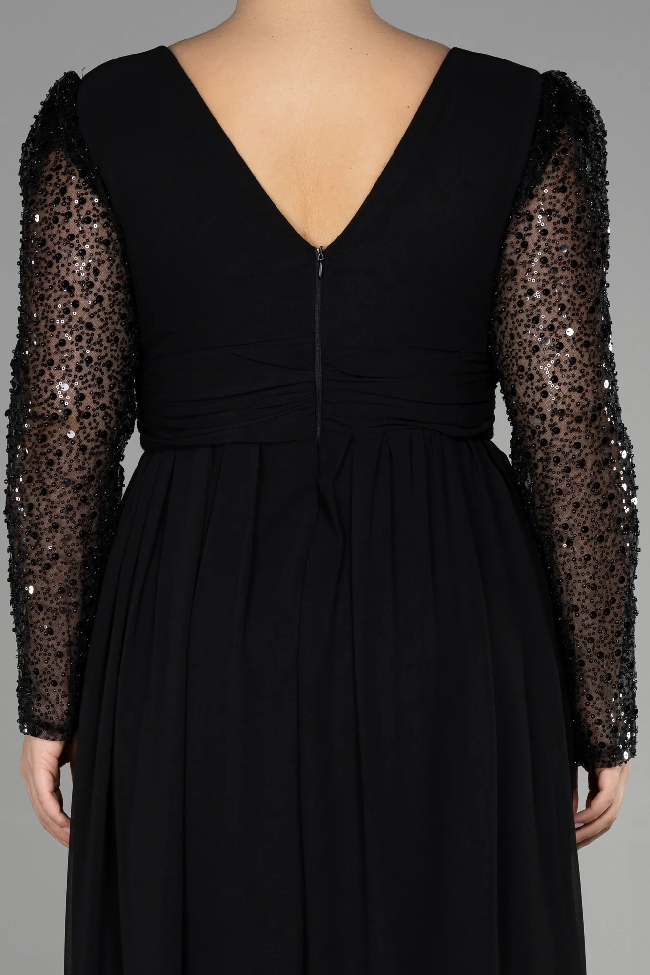 Long Chiffon Plus Size Evening Dress ABU3264