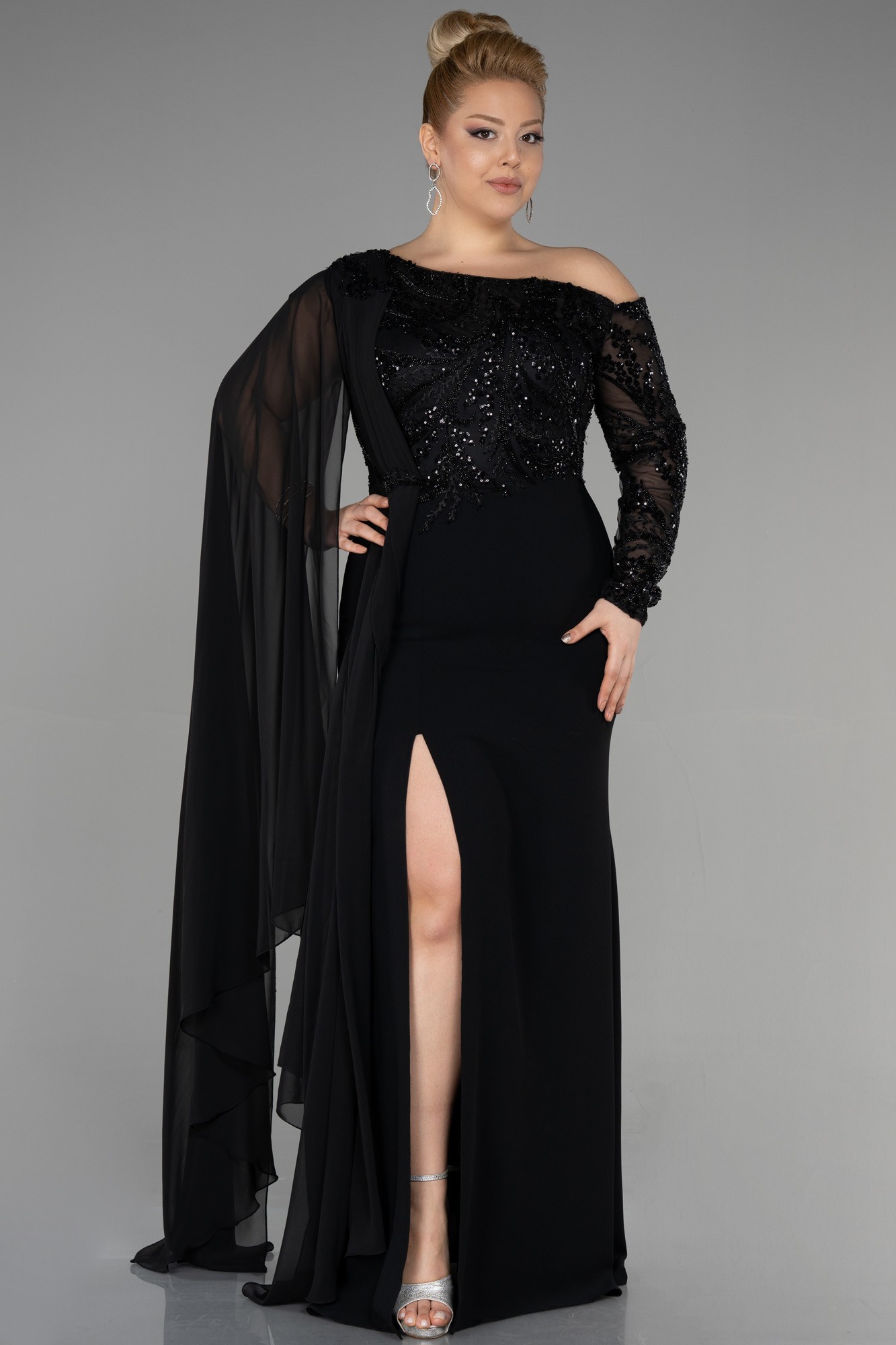 Long Dantelle Plus Size Evening Dress ABU3512