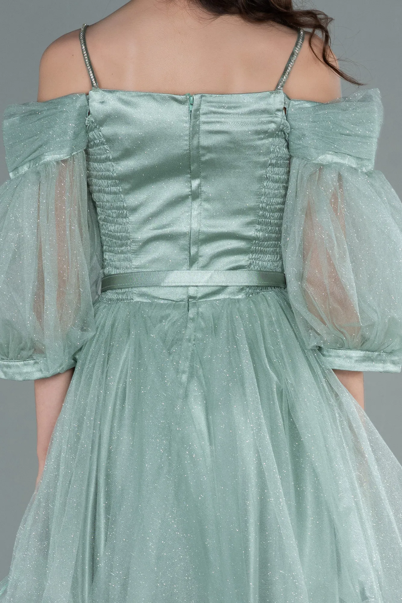 Front Short Back Long Girl Dress ABO090