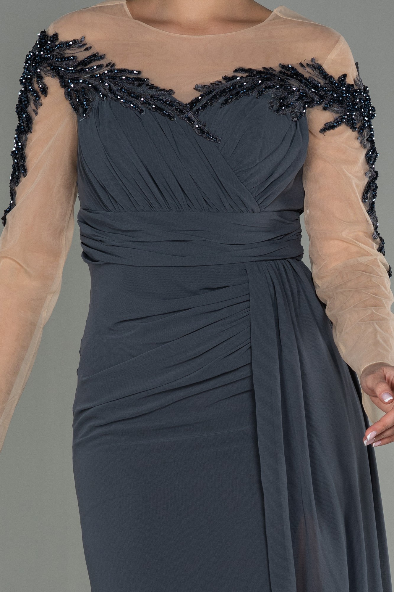 Long Chiffon Evening Dress ABU3012