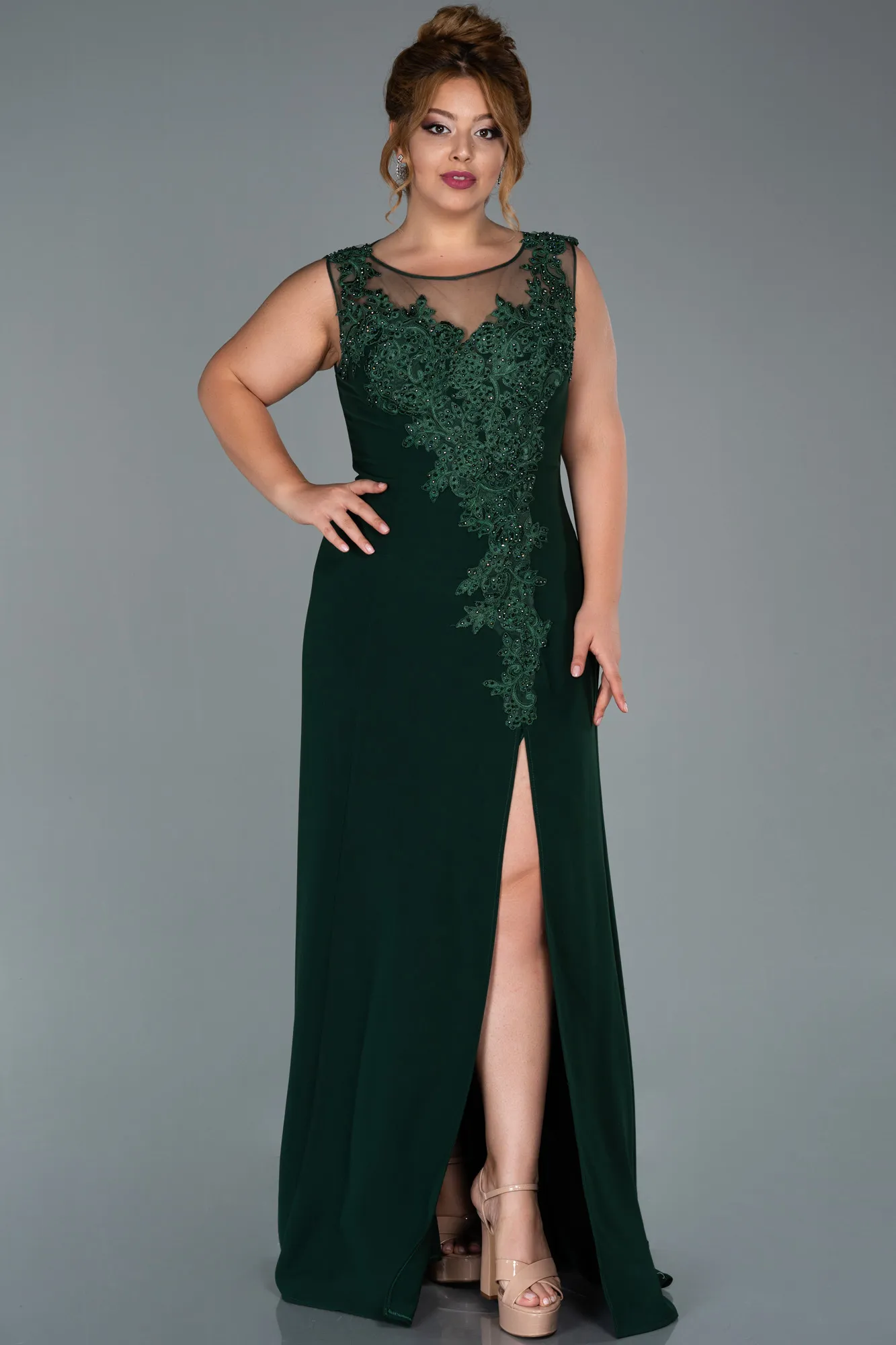 Long Plus Size Evening Dress ABU1870