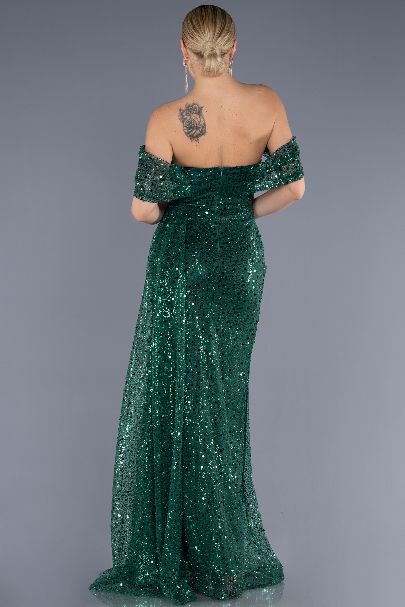 Long Scaly Evening Dress ABU3577