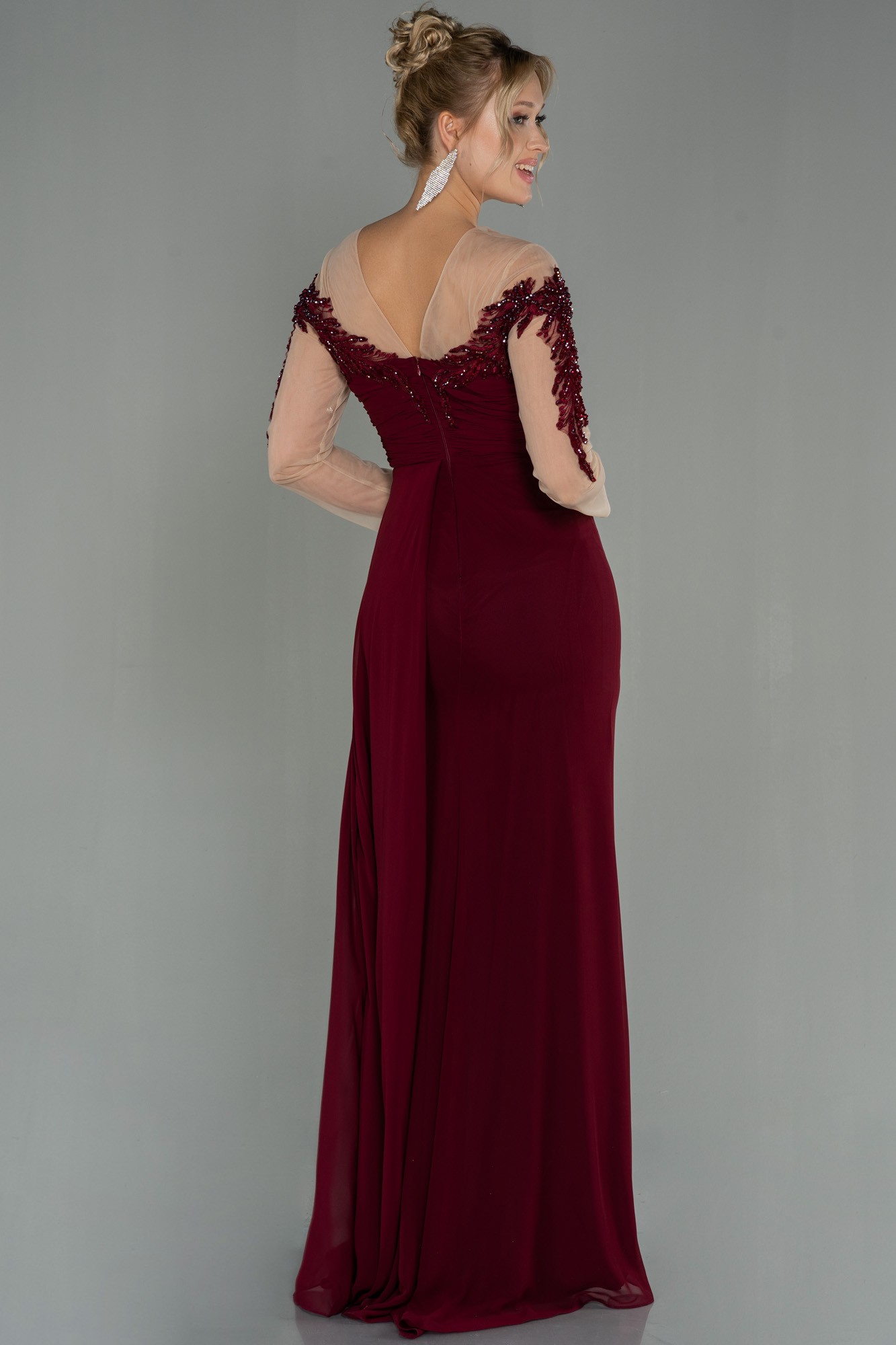 Long Chiffon Evening Dress ABU3012