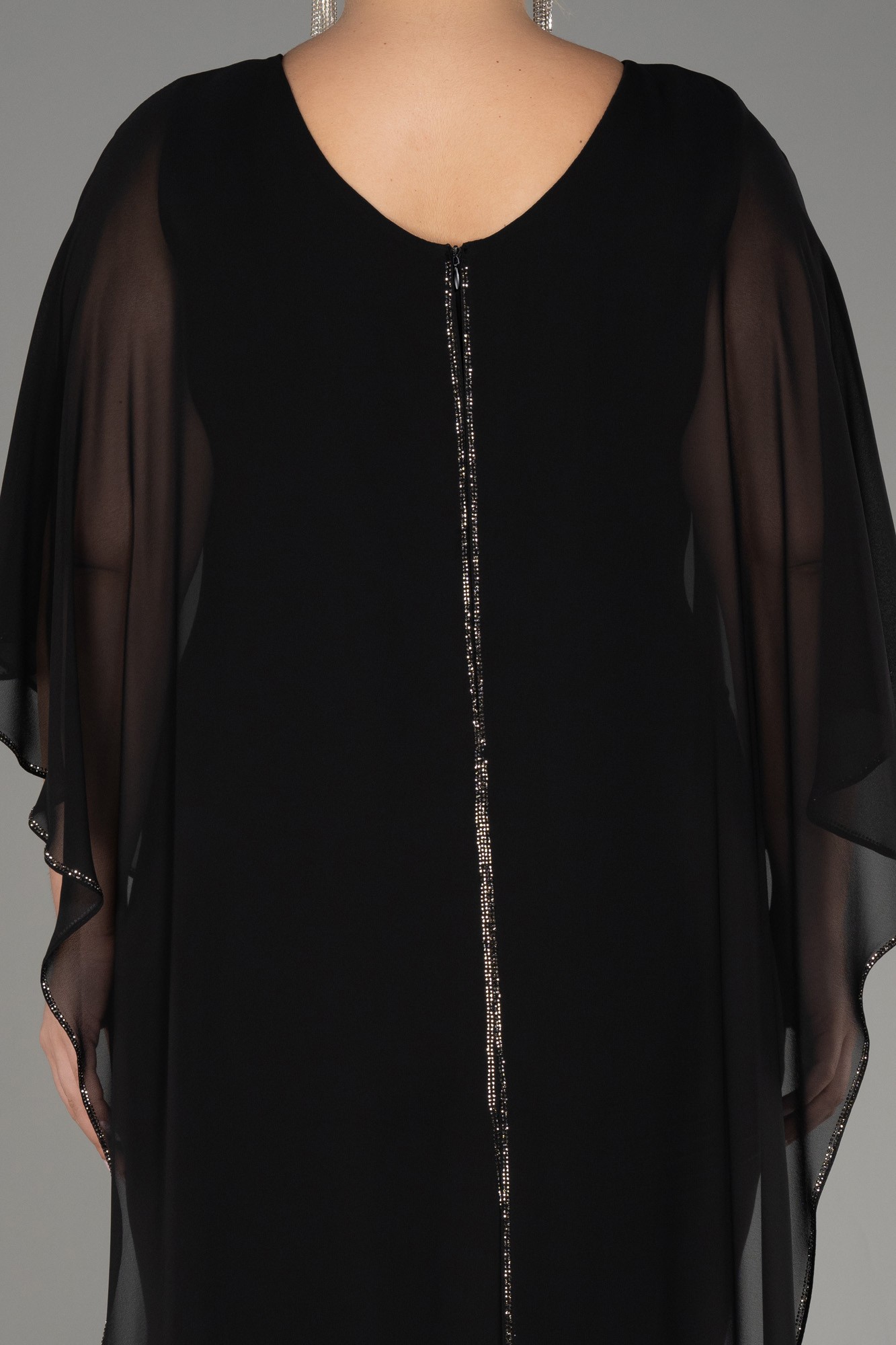 Chiffon Plus Size Cocktail Dress ABT112