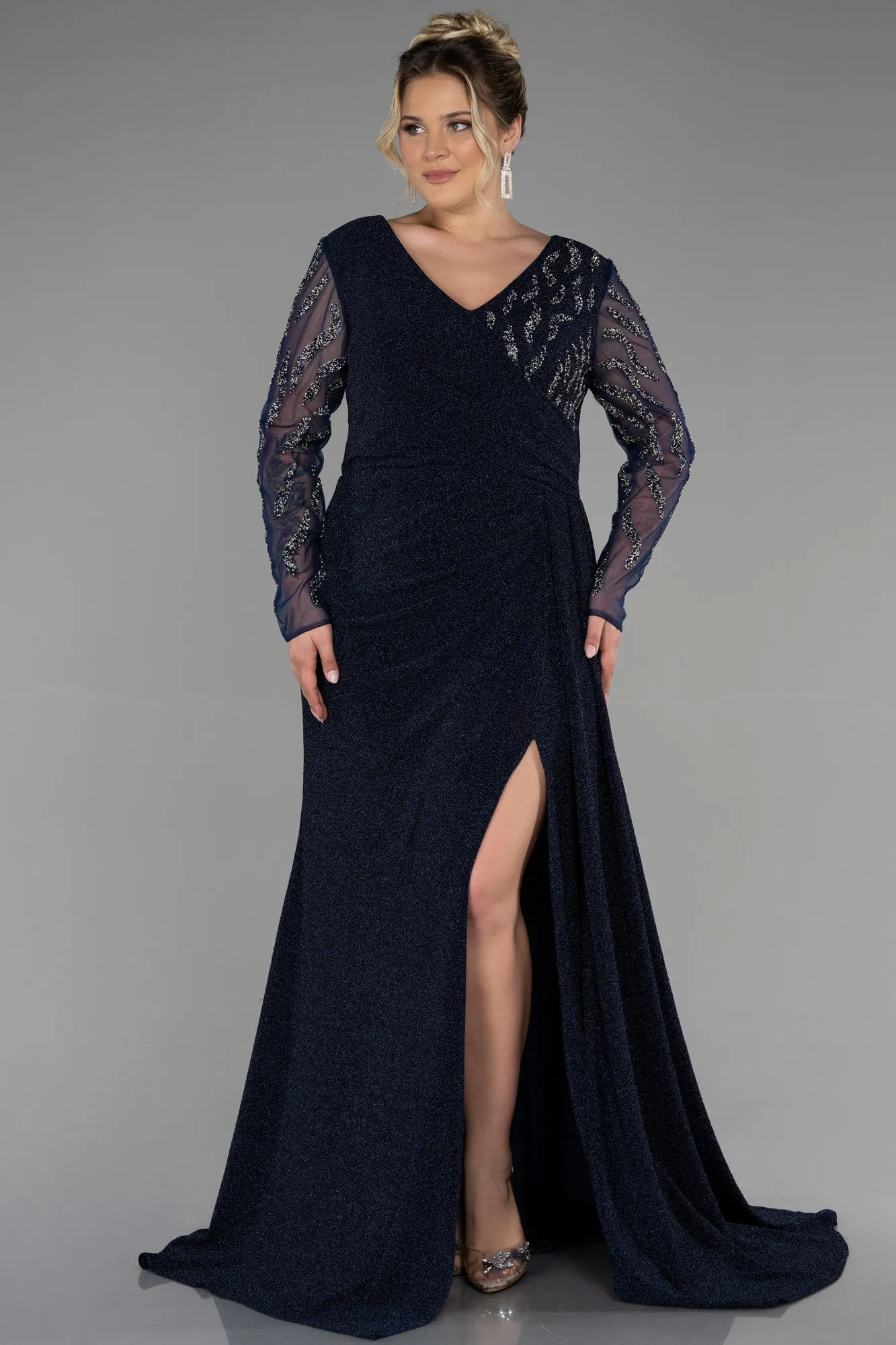 Long Plus Size Evening Dress ABU3440