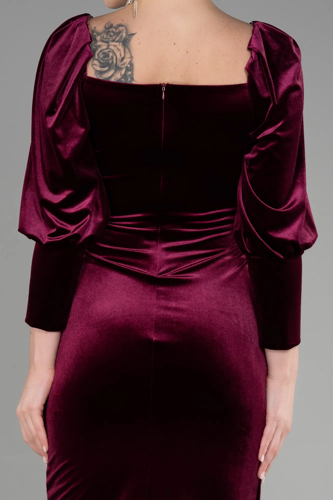 Midi Velvet Invitation Dress ABK1921