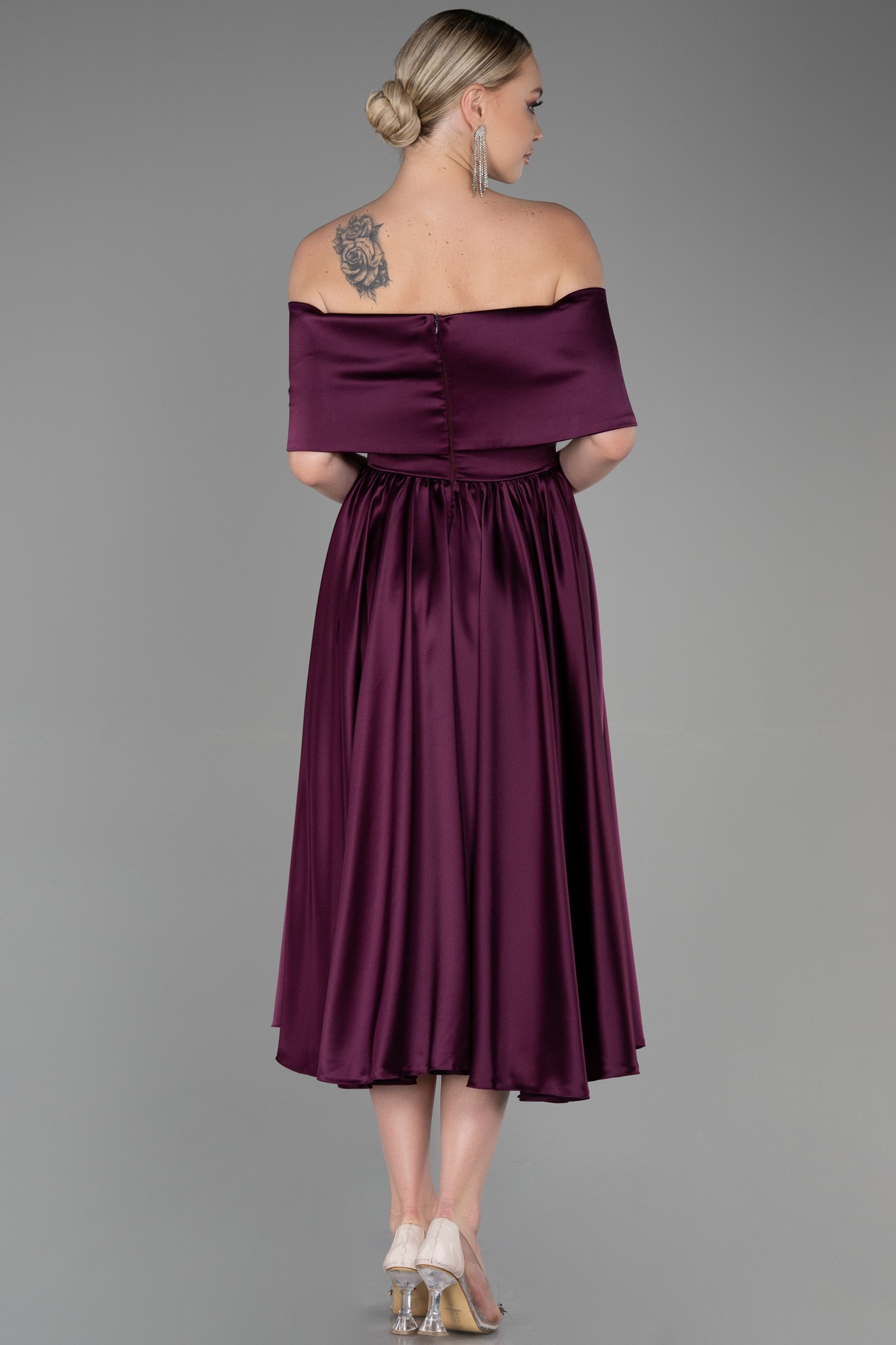 Midi Satin Night Dress ABK1846