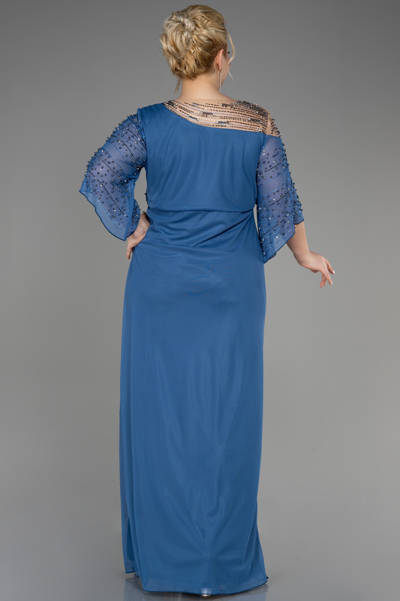 Long Plus Size Engagement Dress ABU3650