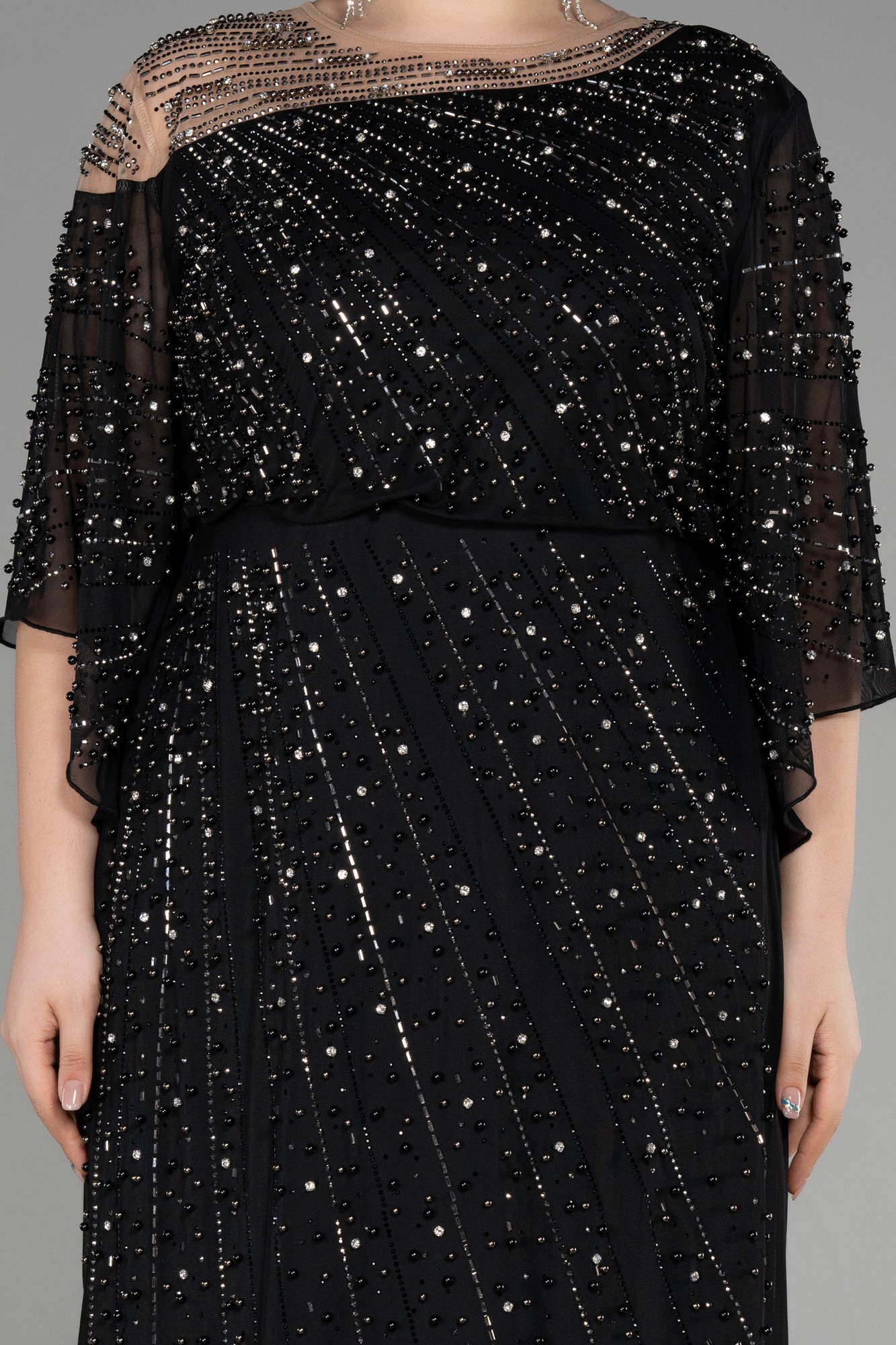 Long Plus Size Engagement Dress ABU3650
