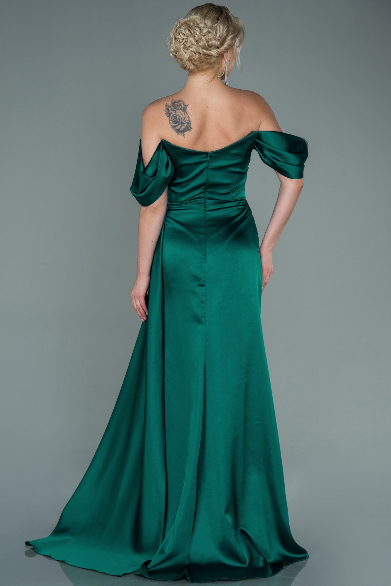 Long Satin Evening Dress ABU2661