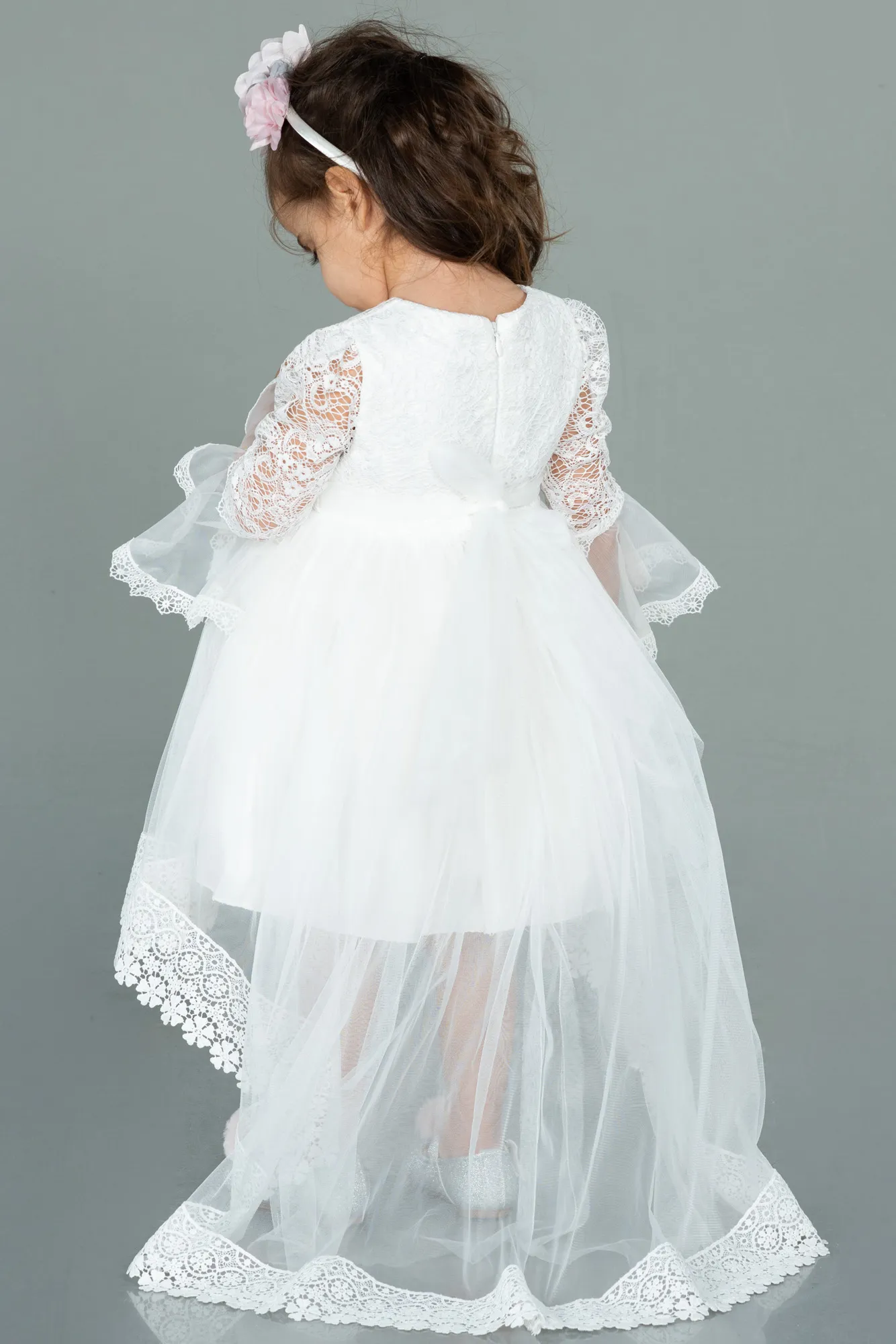 Front Short Back Long Dantelle Girl Dress ABO082