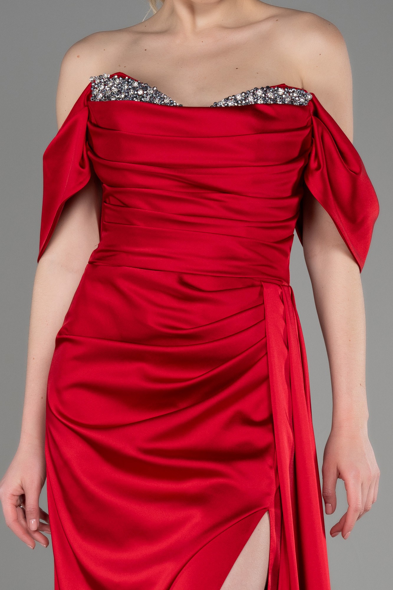 Long Satin Evening Dress ABU2661