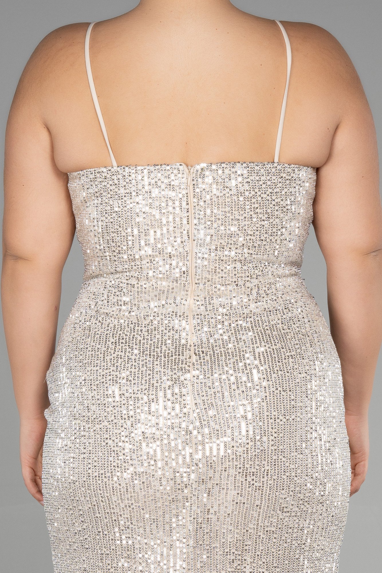 Long Scaly Plus Size Evening Dress ABU3322