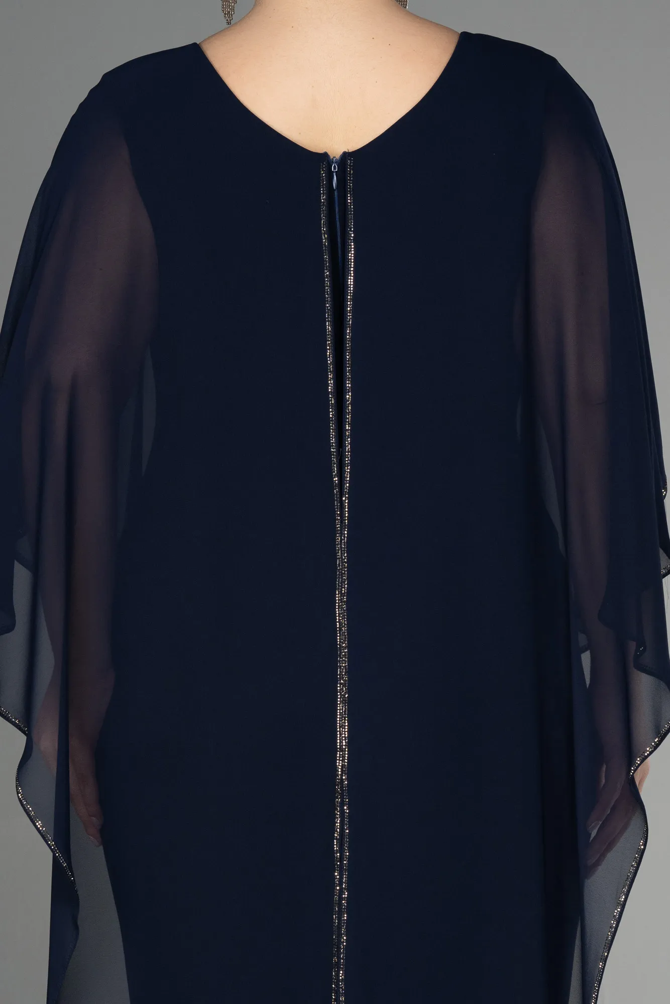 Chiffon Plus Size Cocktail Dress ABT112