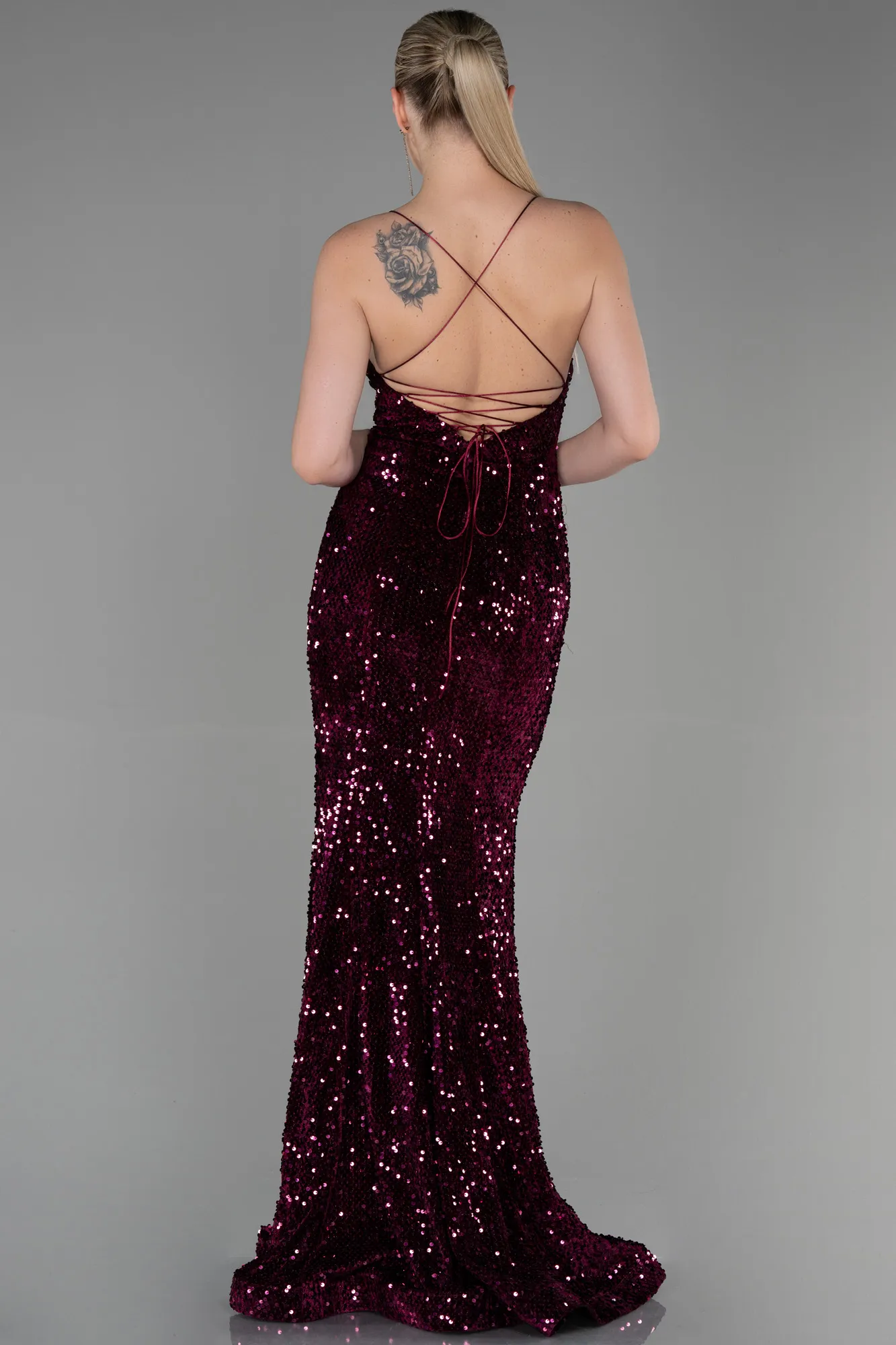 Long Velvet Mermaid Evening Dress ABU2787