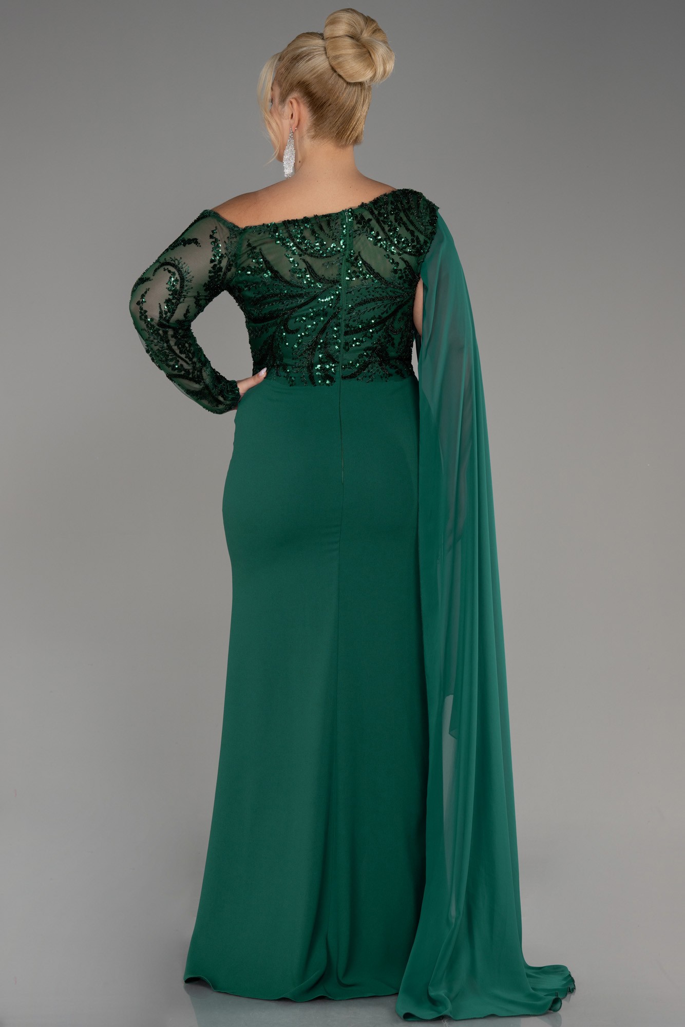 Long Dantelle Plus Size Evening Dress ABU3512