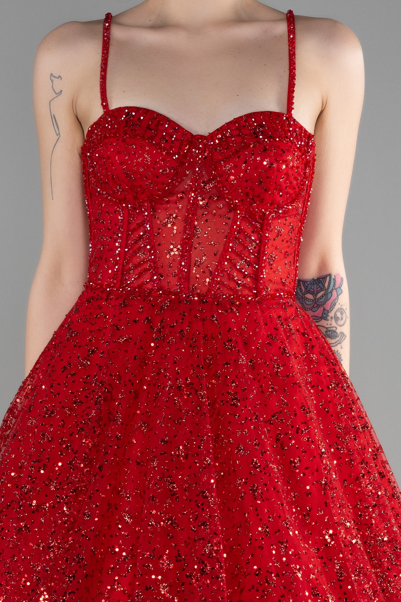 Long Haute Couture Dress ABU3556