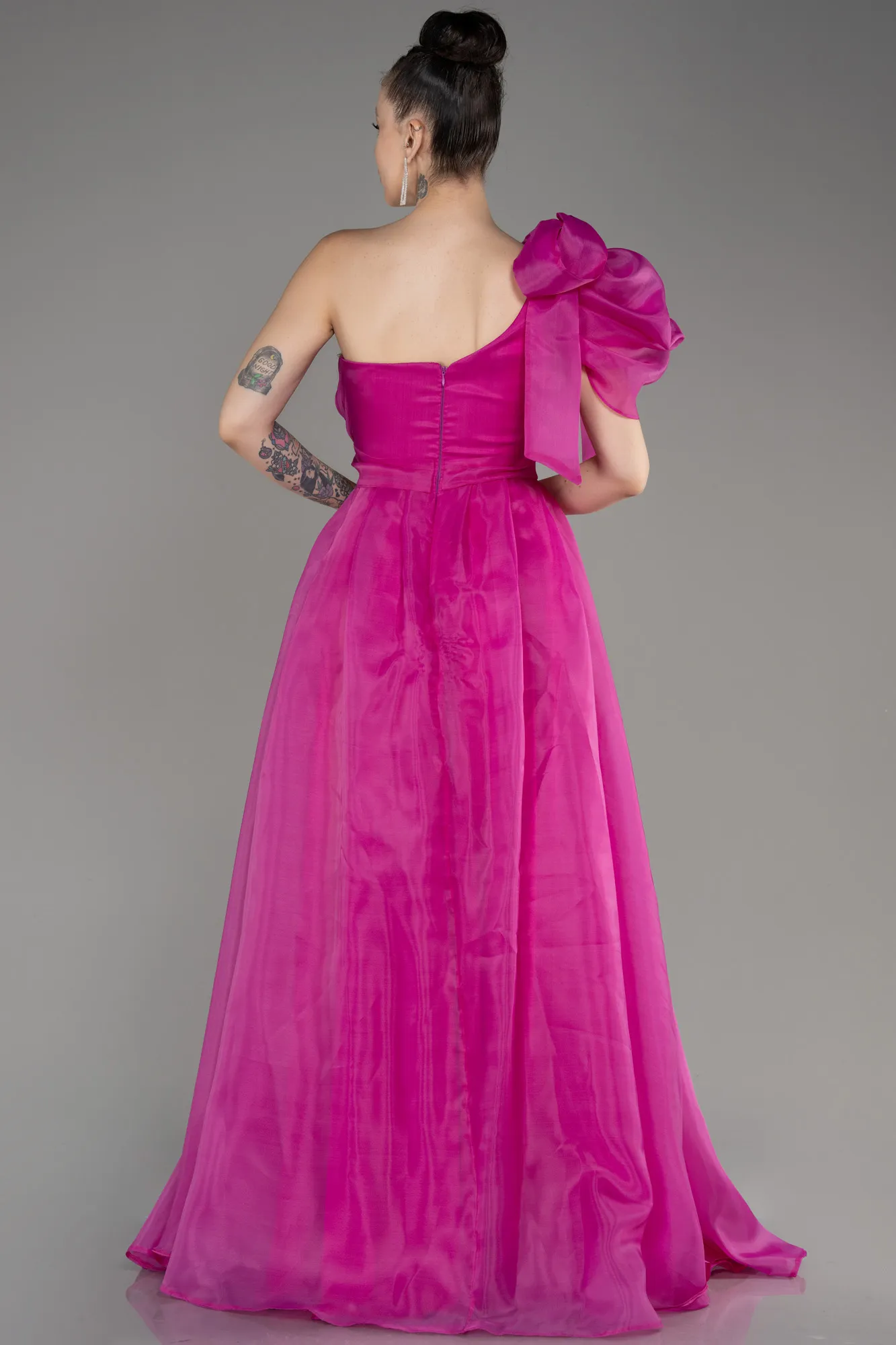 One Shoulder Long Ball Gown Dress ABU3984