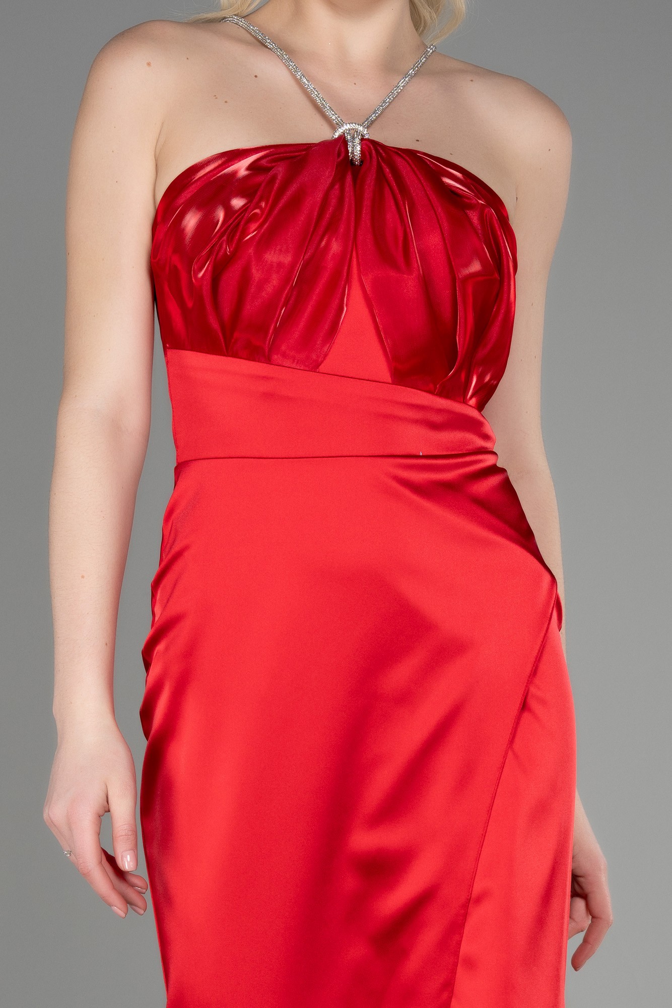 Long Satin Prom Gown ABU3525