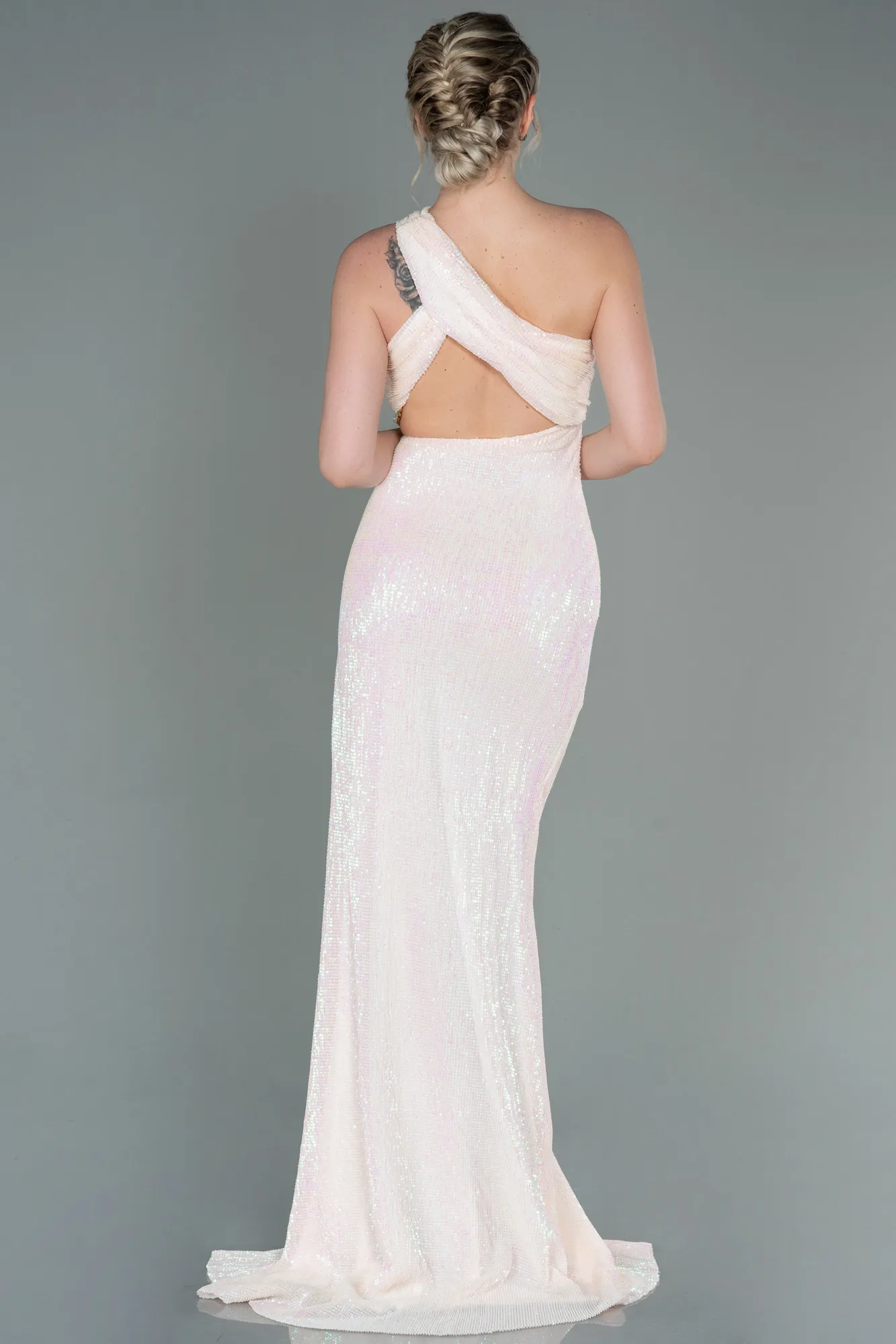 Long Scaly Evening Dress ABU3164