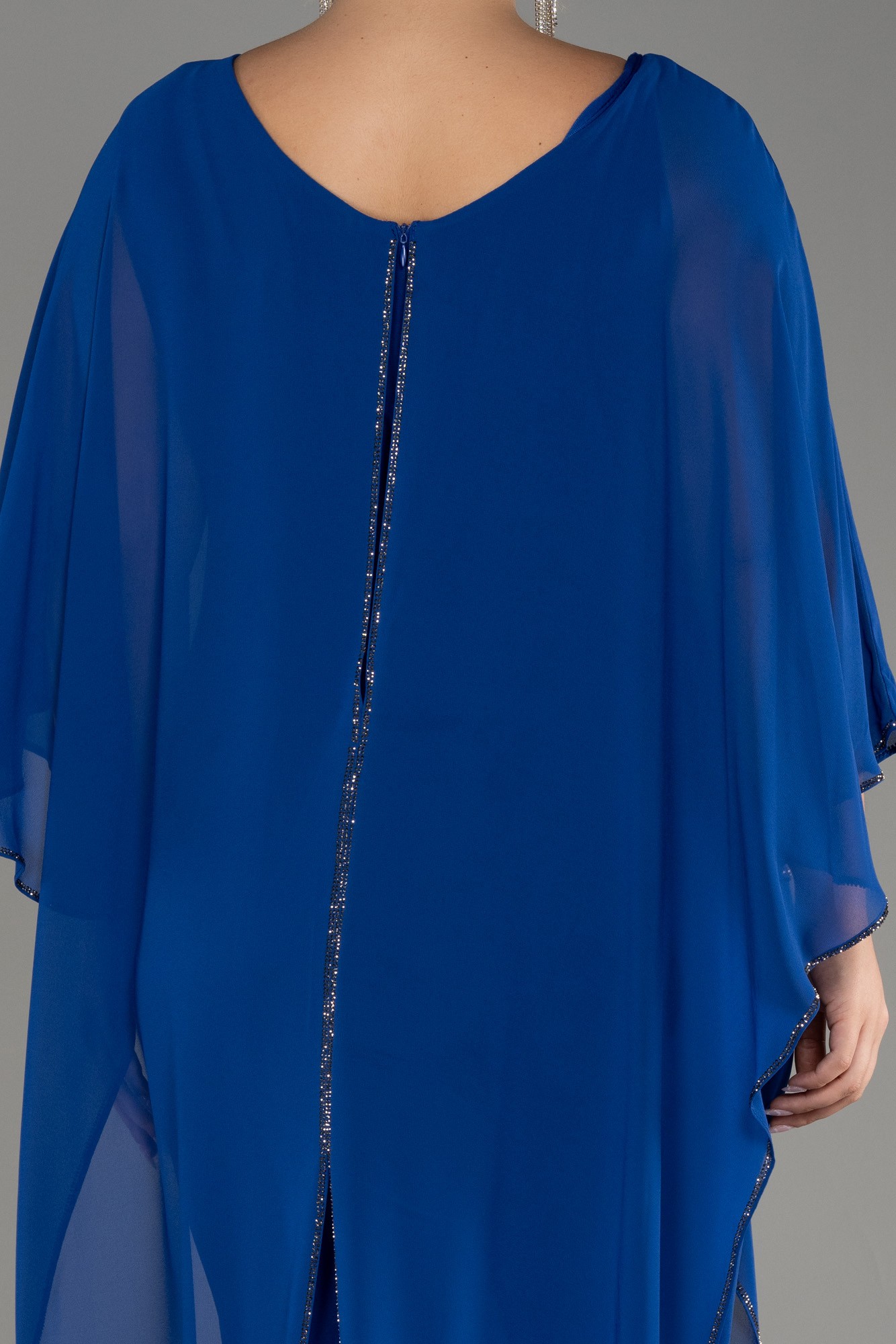 Chiffon Plus Size Cocktail Dress ABT112