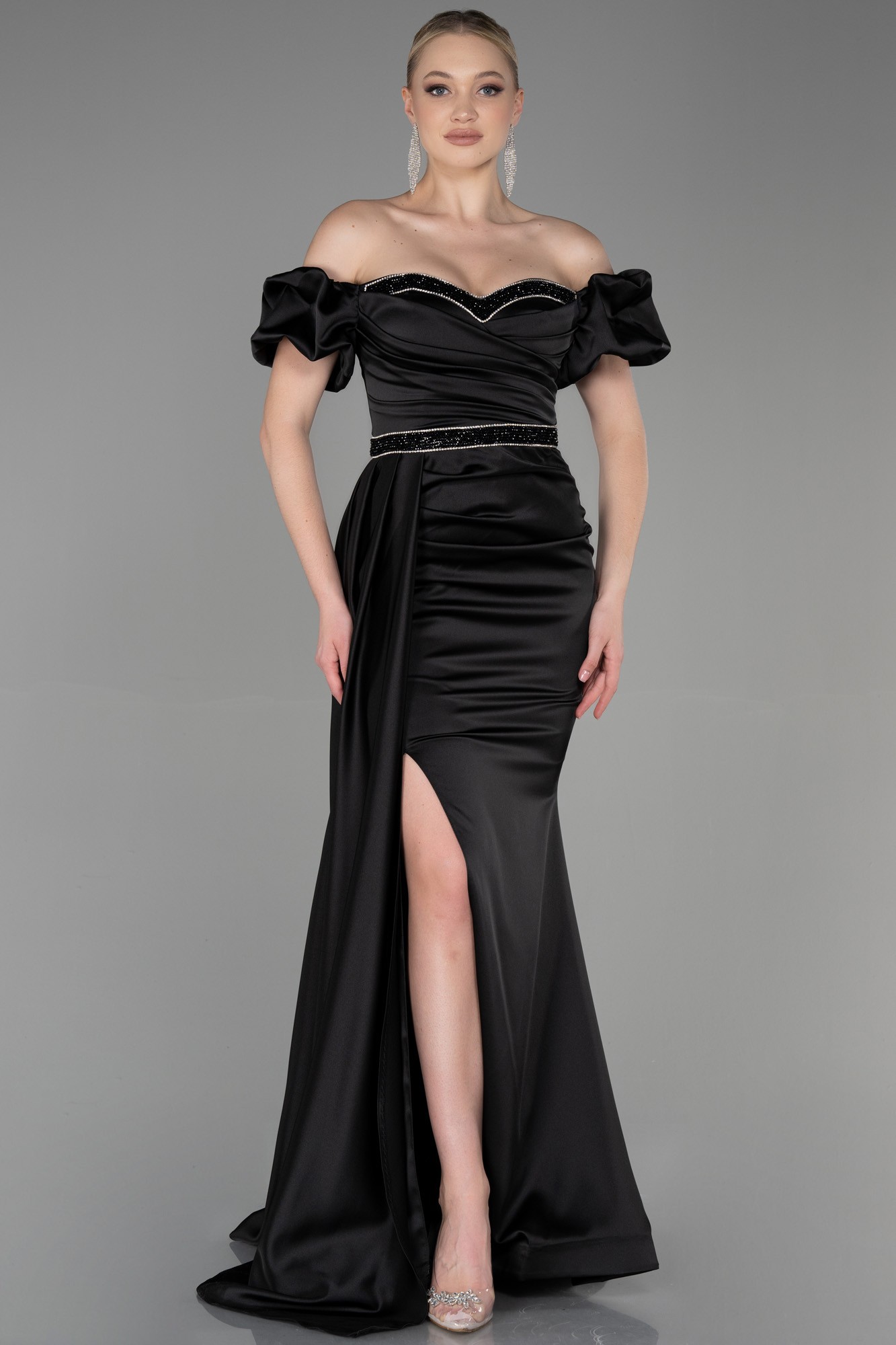 Long Satin Evening Dress ABU3331