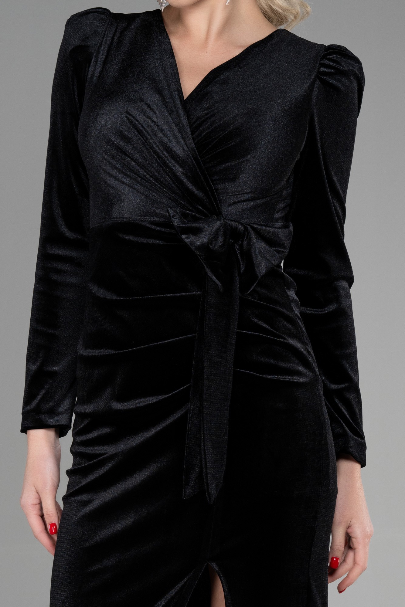 Midi Velvet Invitation Dress ABK1896