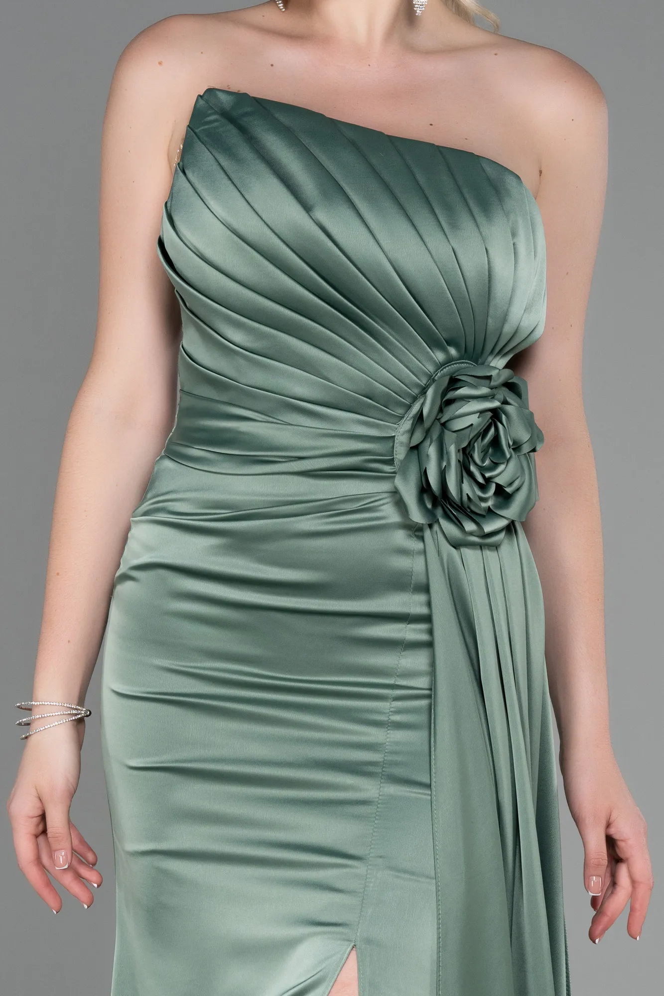 Long Satin Evening Dress ABU3234