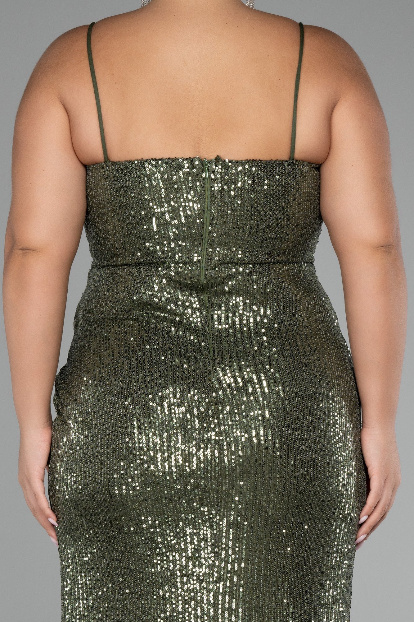 Long Scaly Plus Size Evening Dress ABU3322