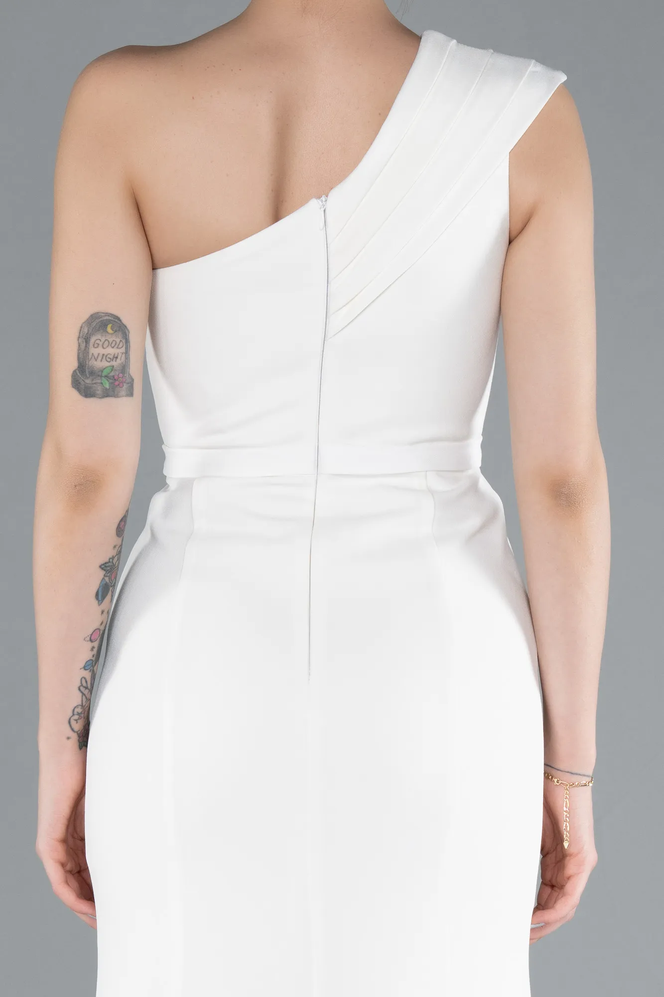 One Shoulder Slit Long Evening Gown ABU4793