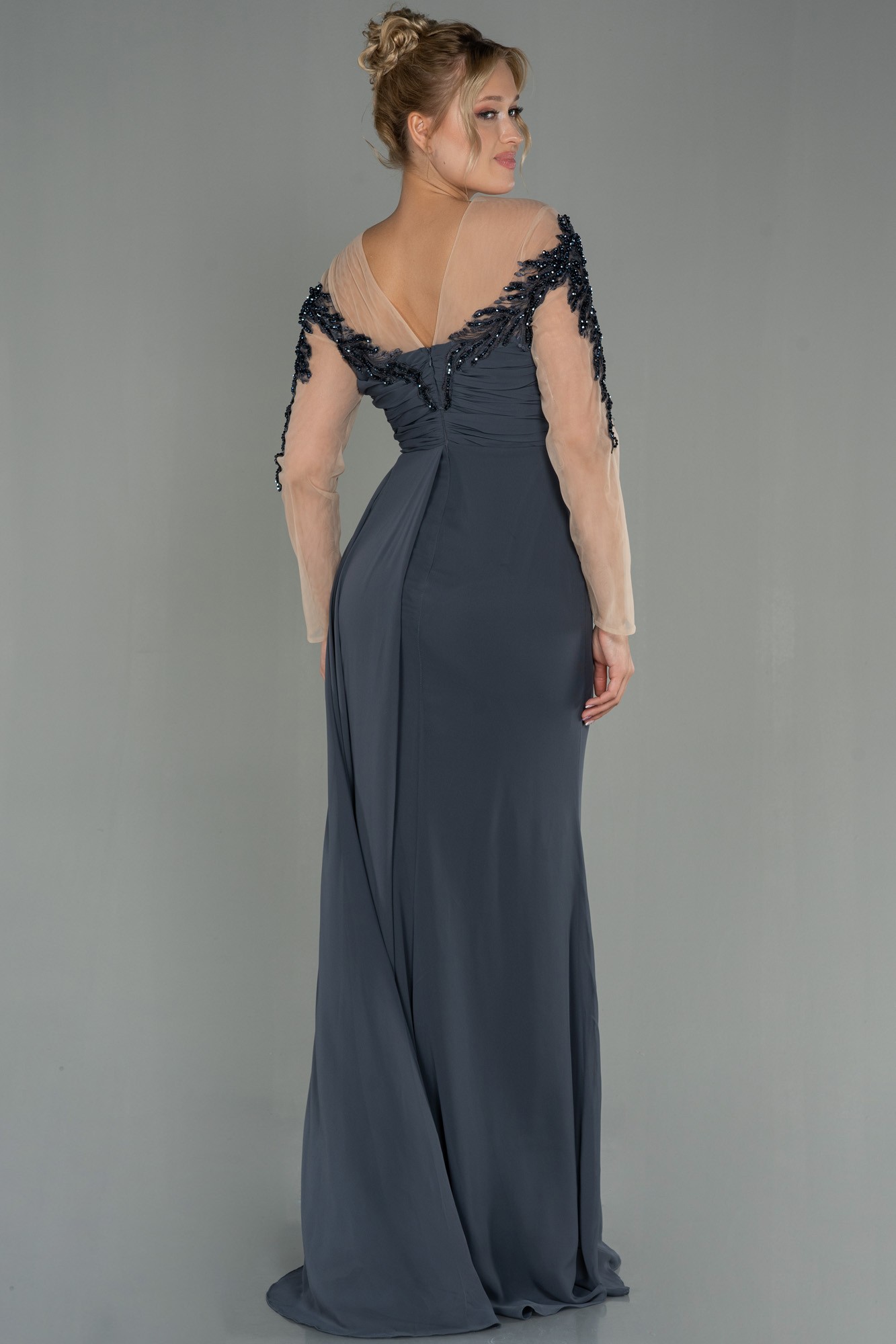 Long Chiffon Evening Dress ABU3012